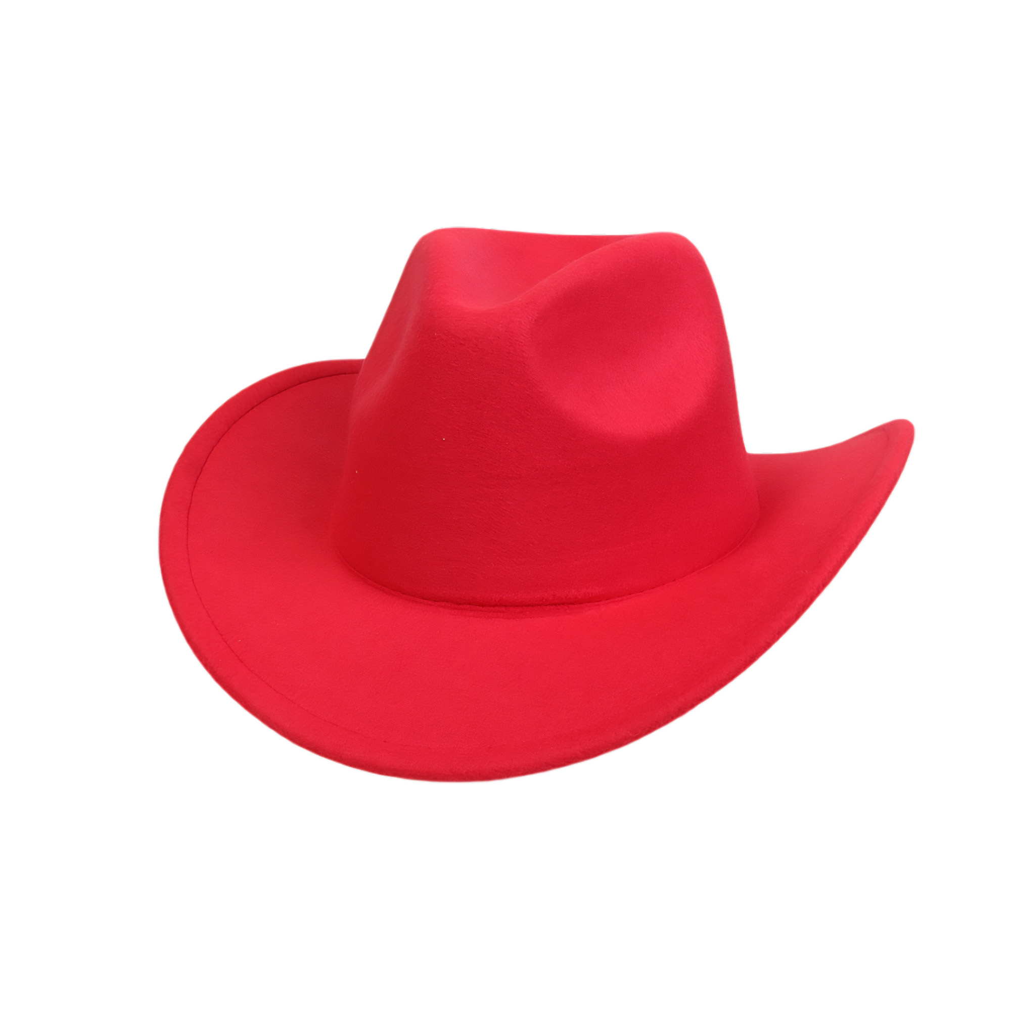 Classic Felt Fedora Cowboy Hat - Image 3