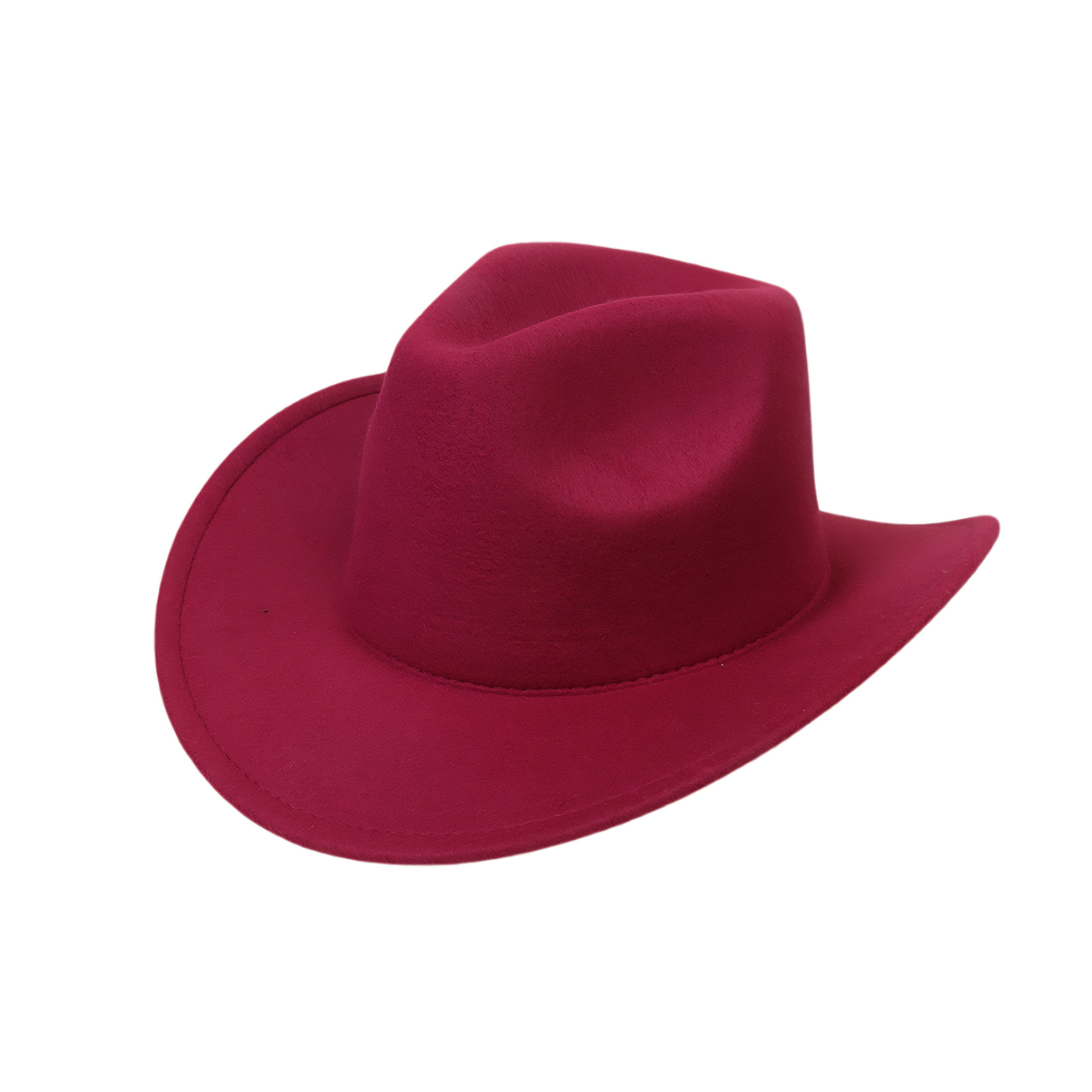 Classic Felt Fedora Cowboy Hat - Image 6