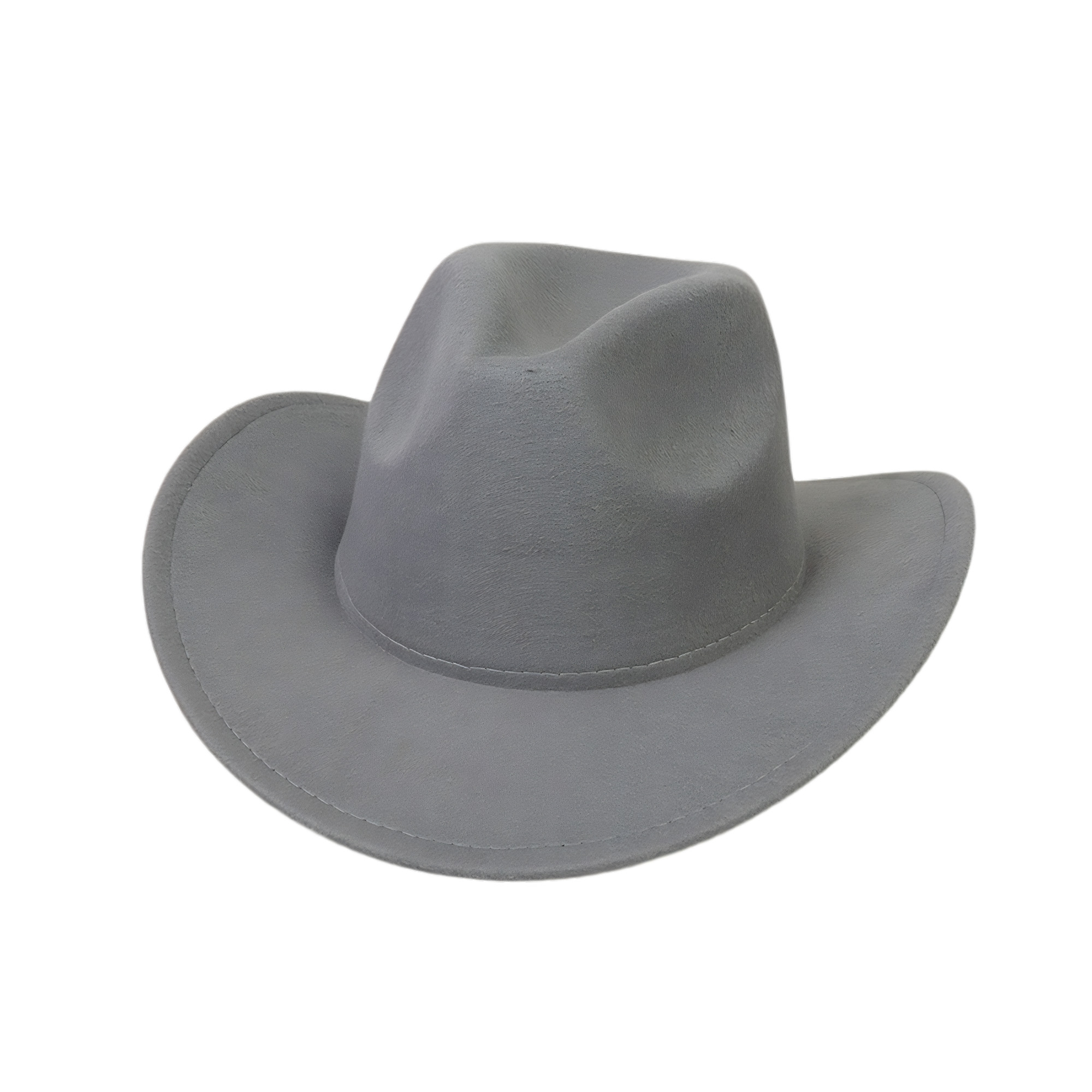Classic Felt Fedora Cowboy Hat - Image 2