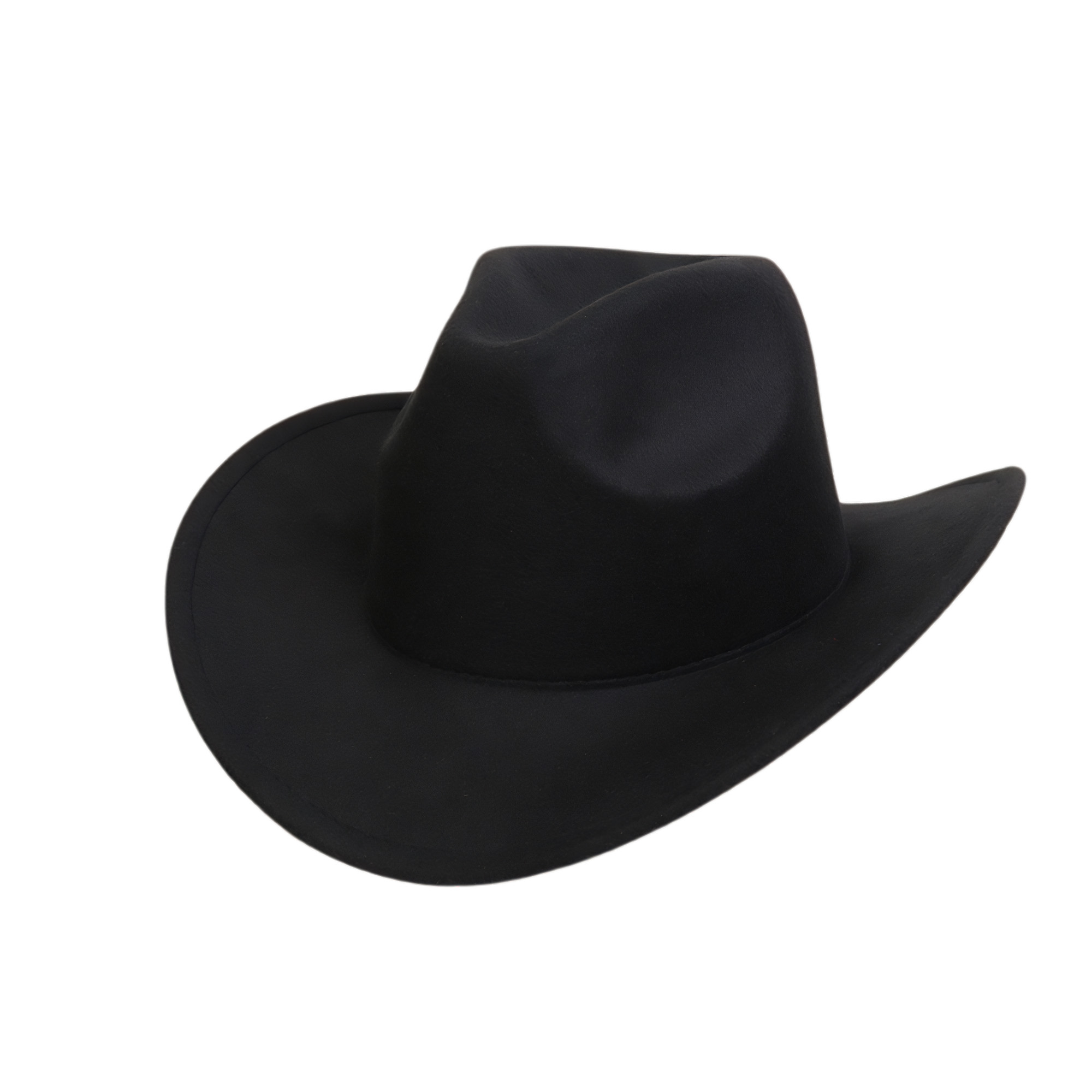 Classic Felt Fedora Cowboy Hat - Image 5