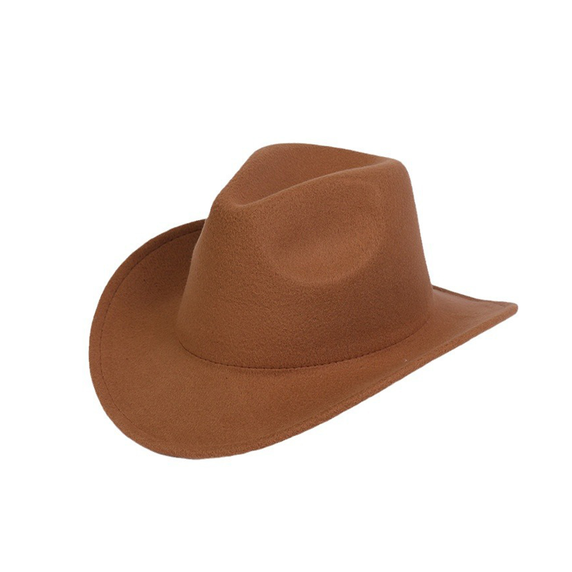 Classic Felt Fedora Cowboy Hat - Image 4