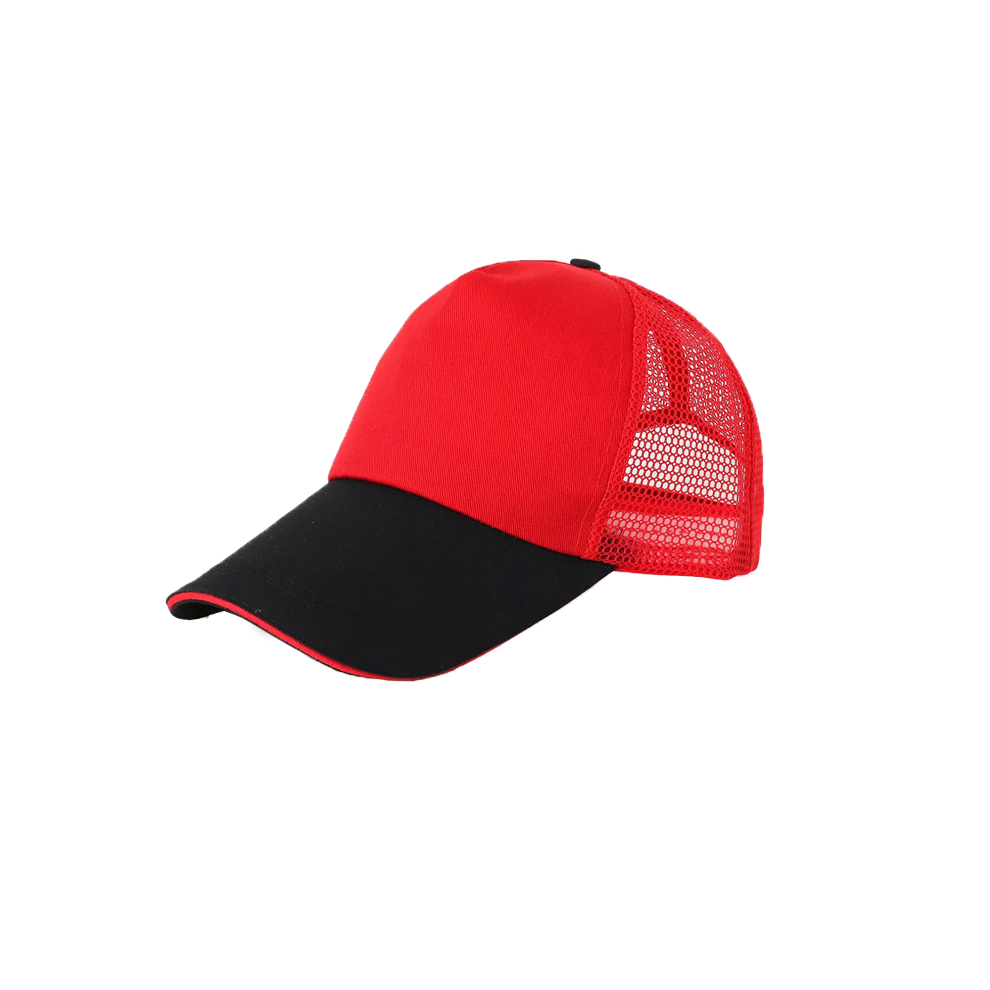 5 Panel Sandwich Mesh Back Peak Cap - Image 6