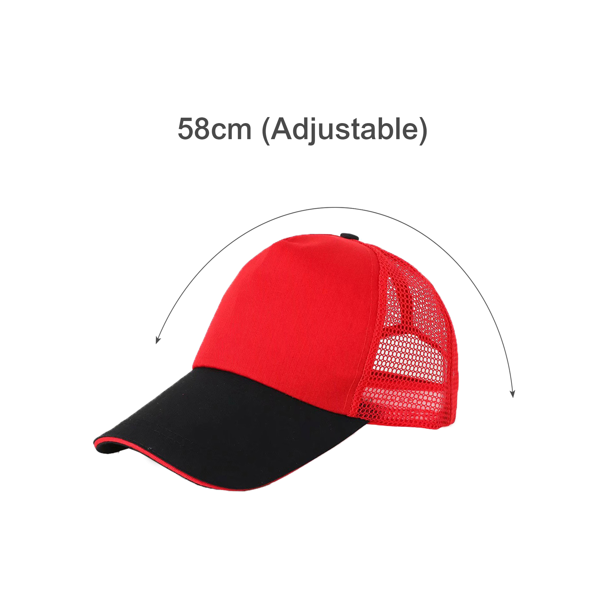 5 Panel Sandwich Mesh Back Peak Cap - Image 8