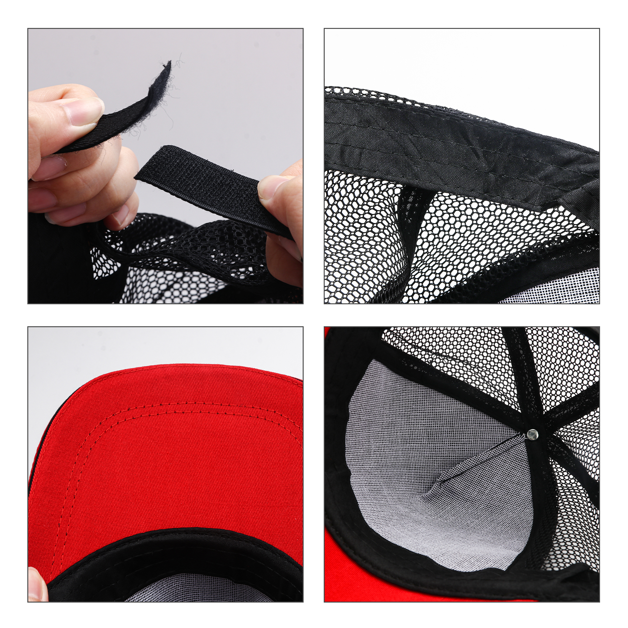 5 Panel Sandwich Mesh Back Peak Cap - Image 10