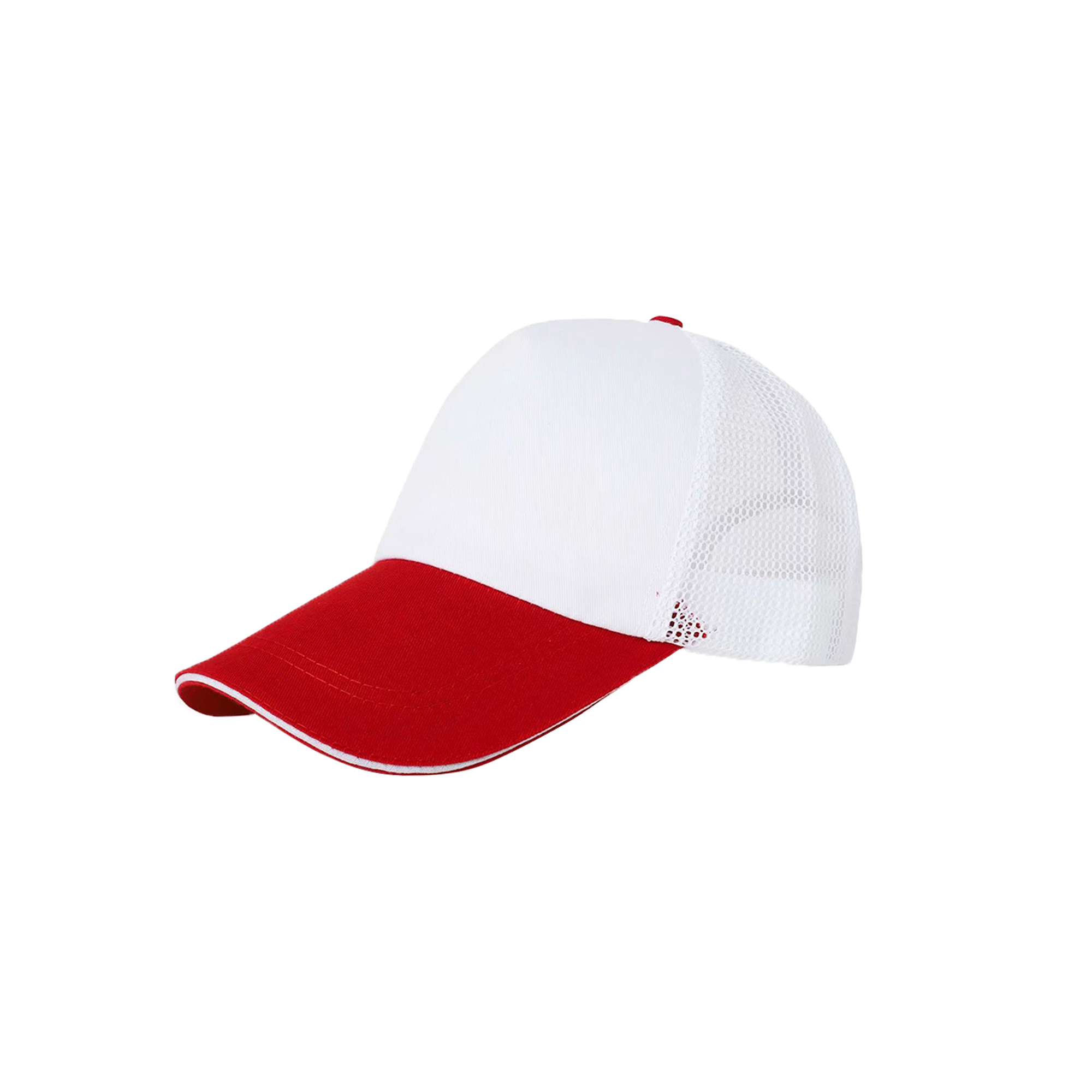5 Panel Sandwich Mesh Back Peak Cap - Image 2
