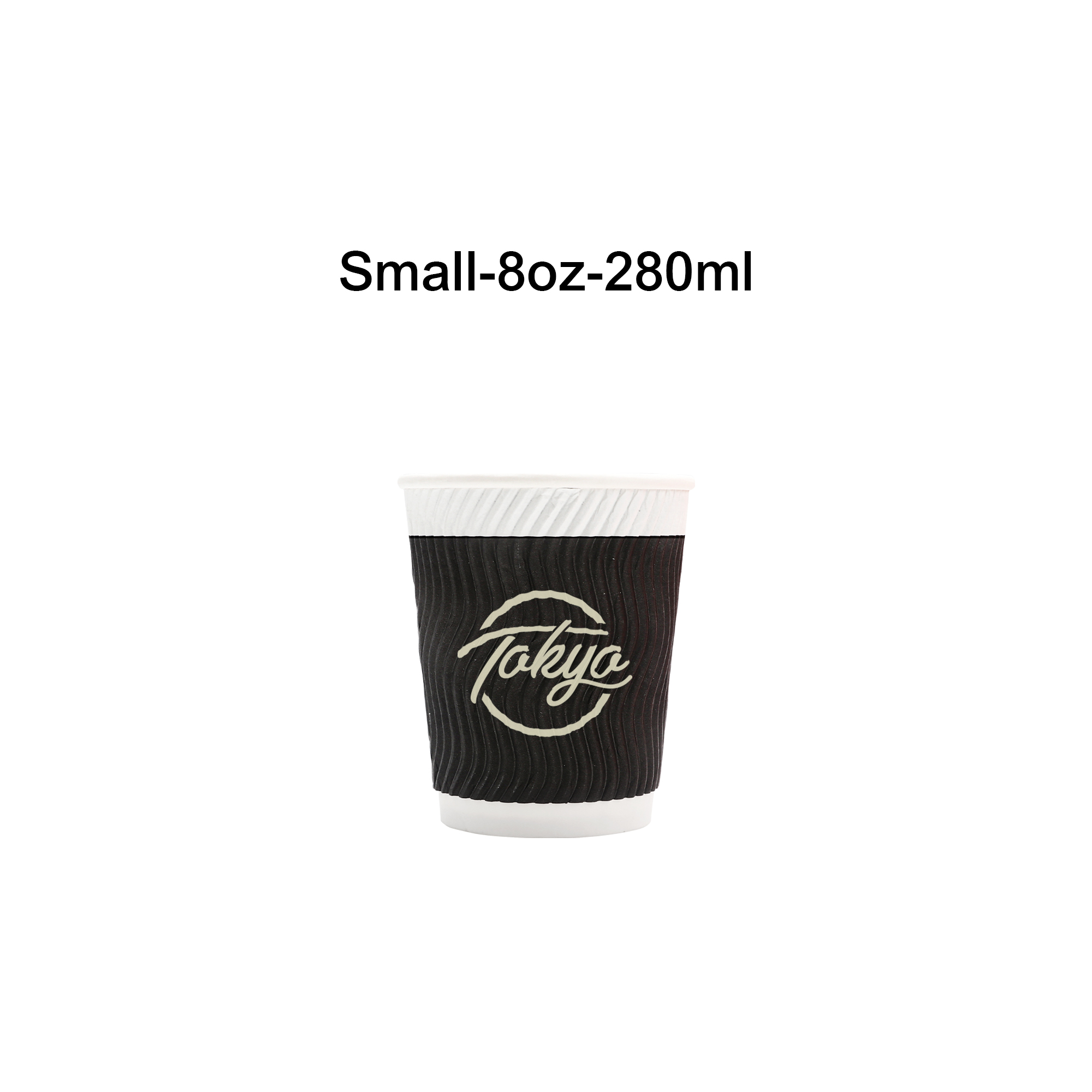Custom Disposable Corrugated Double Wall Paper Cups - Image 2