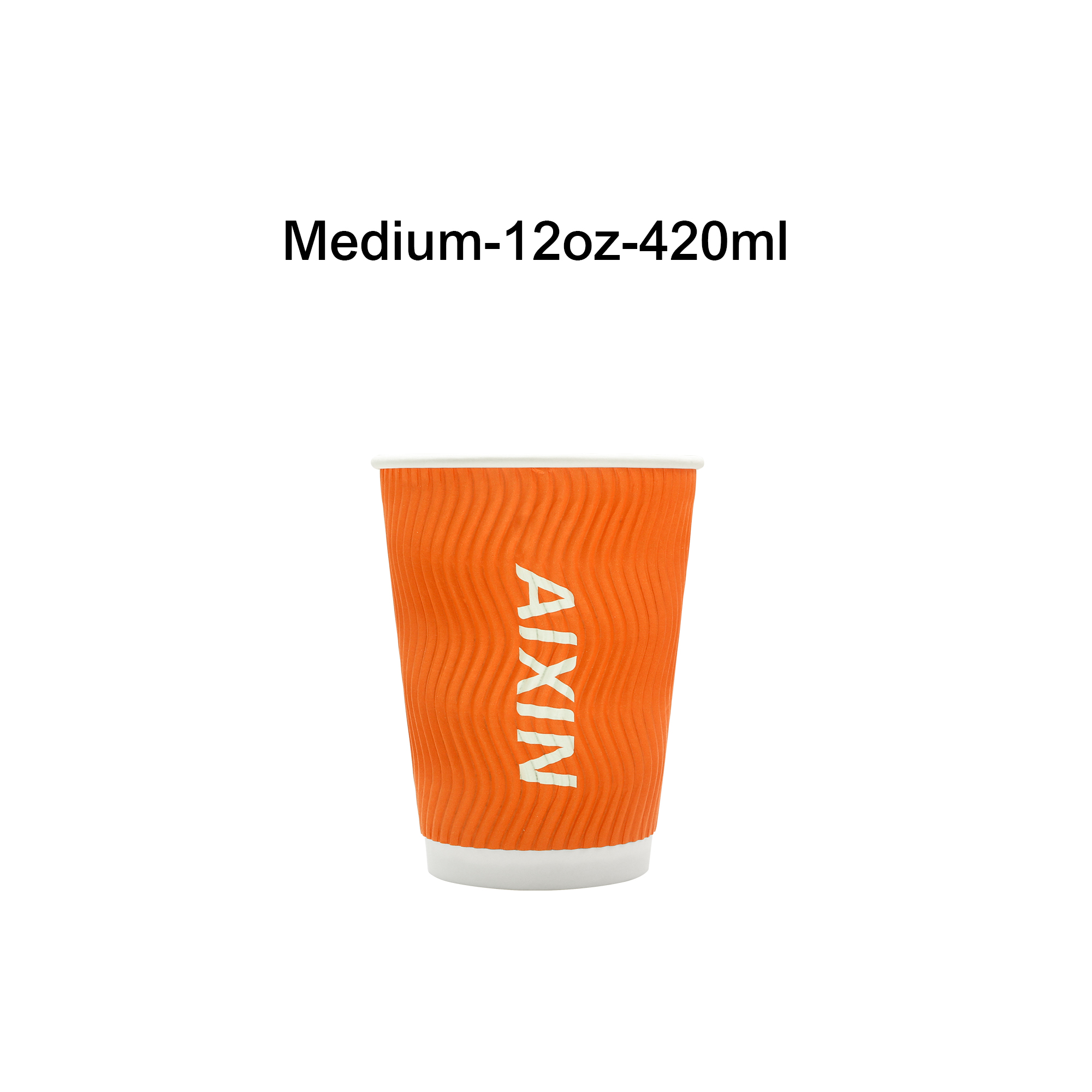 Custom Disposable Corrugated Double Wall Paper Cups - Image 3