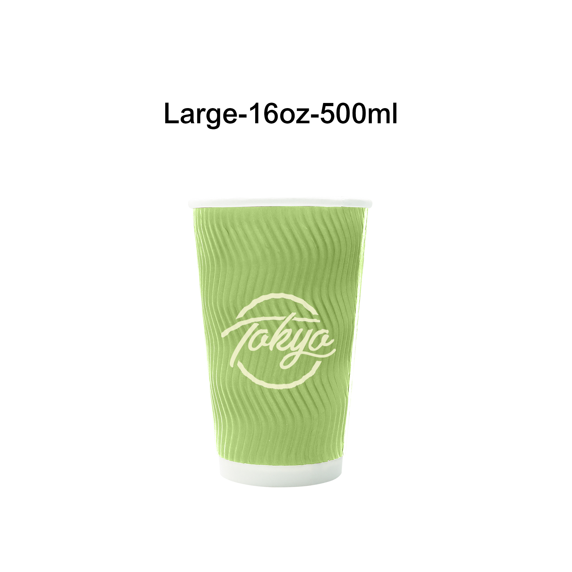 Home Compostable Aqueous Corrugated Double Wall Paper Cups - Image 4