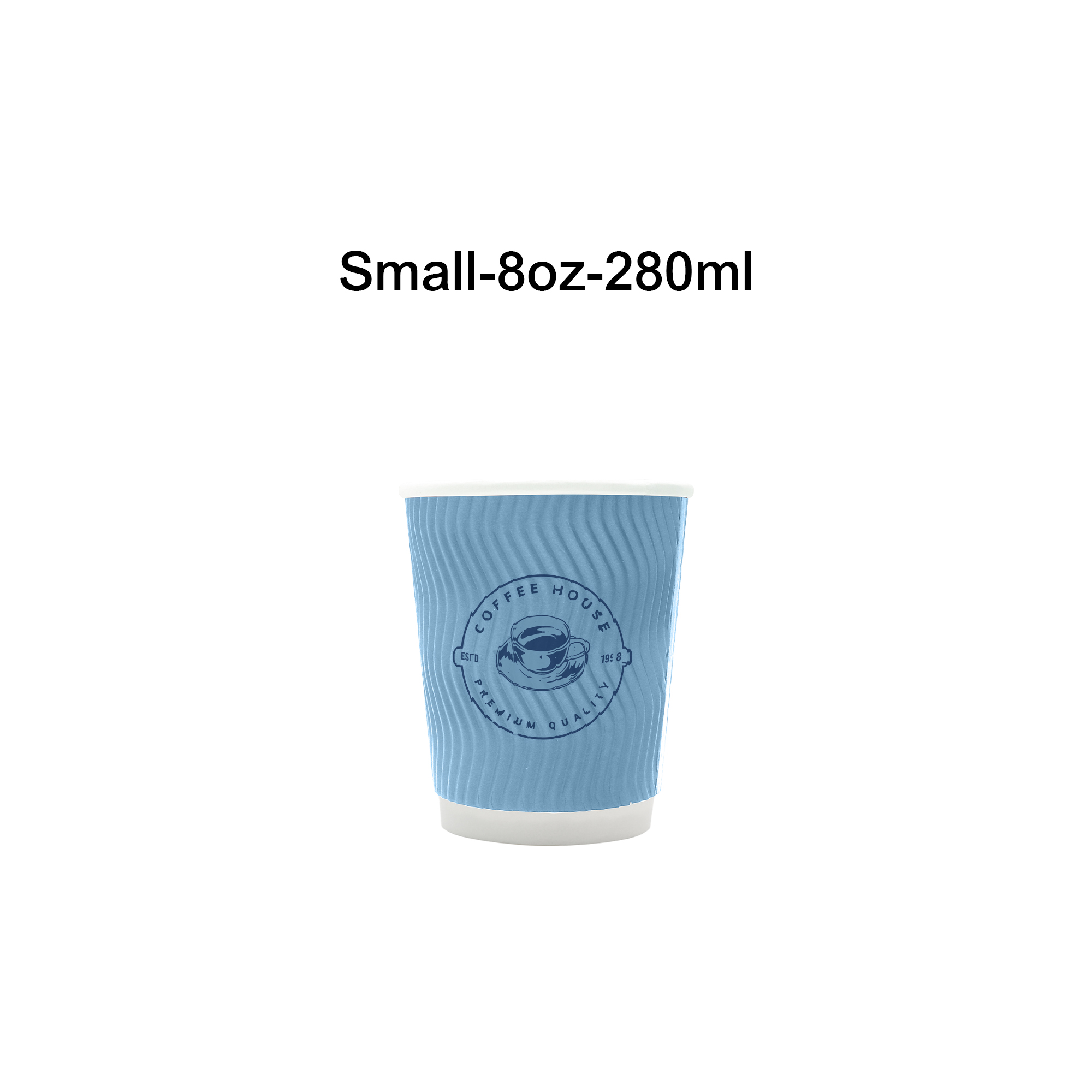 Home Compostable Aqueous Corrugated Double Wall Paper Cups - Image 2