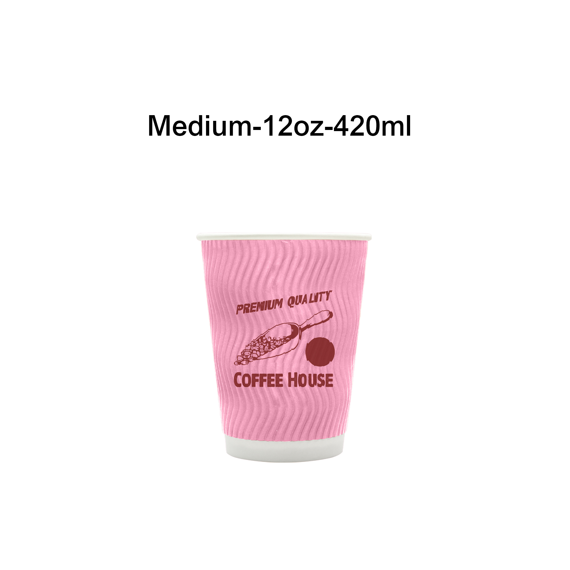 Home Compostable Aqueous Corrugated Double Wall Paper Cups - Image 3