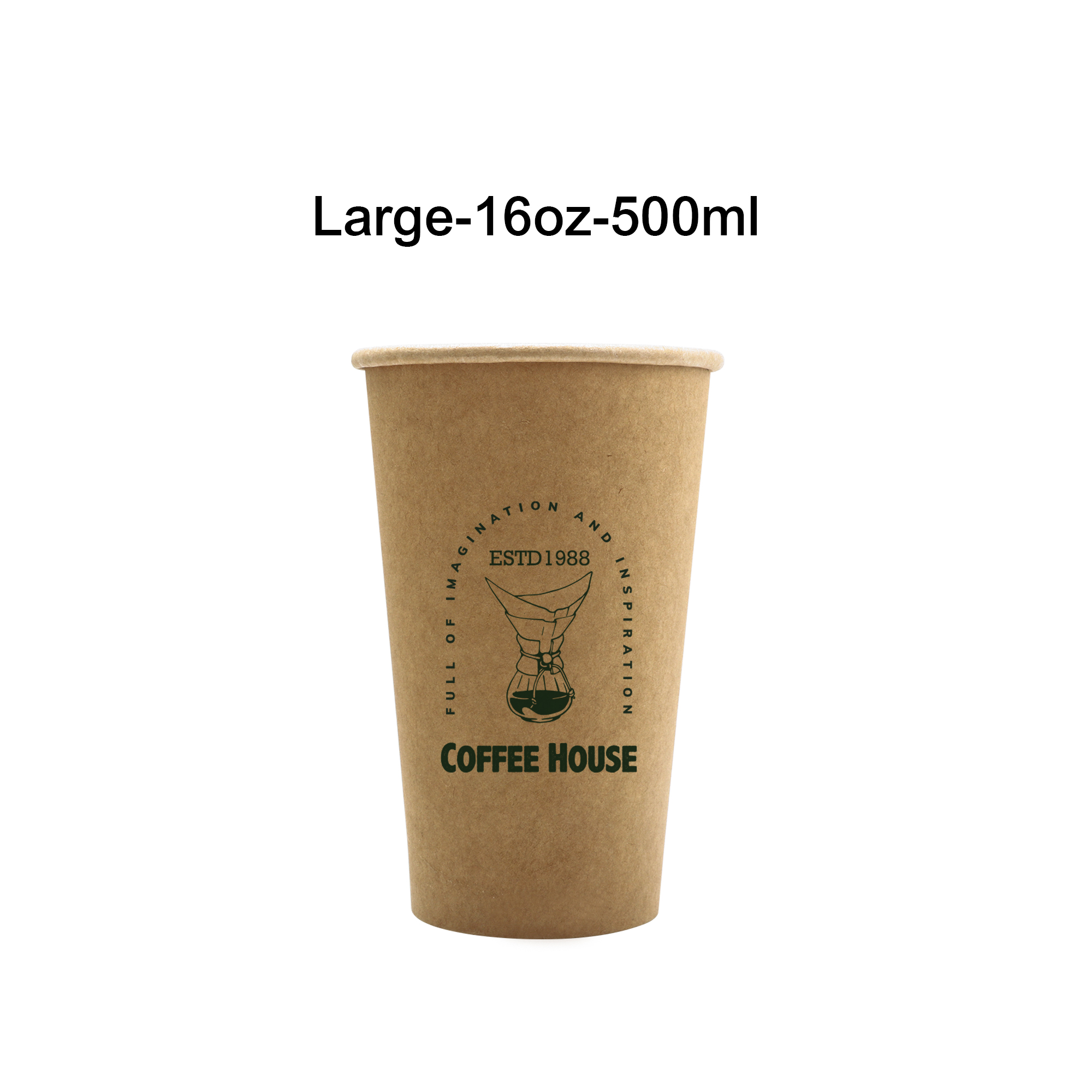 Custom Disposable Single Wall Kraft Paper Cups - Image 4