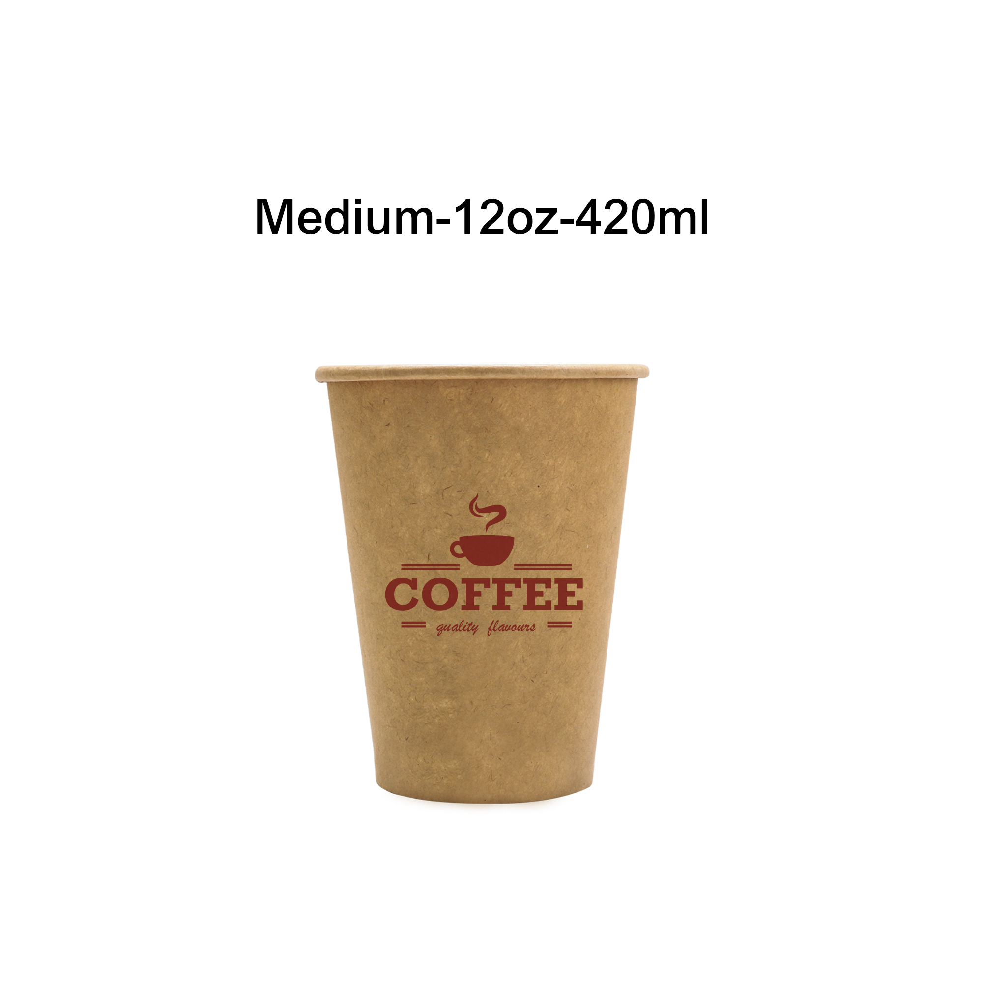 Custom Disposable Single Wall Kraft Paper Cups - Image 3