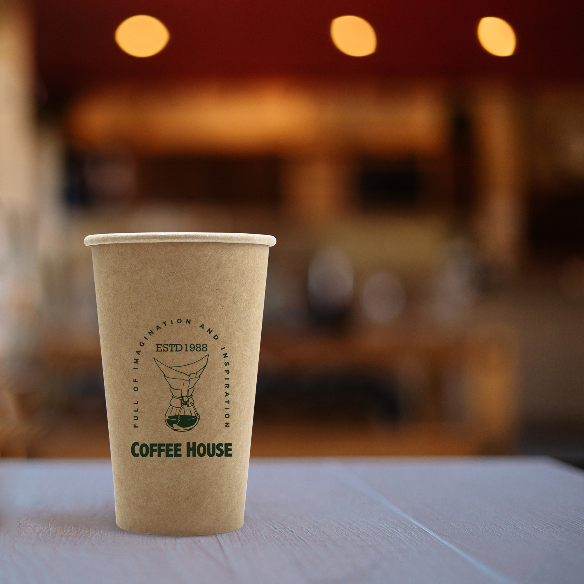 Custom Disposable Single Wall Kraft Paper Cups - Image 9
