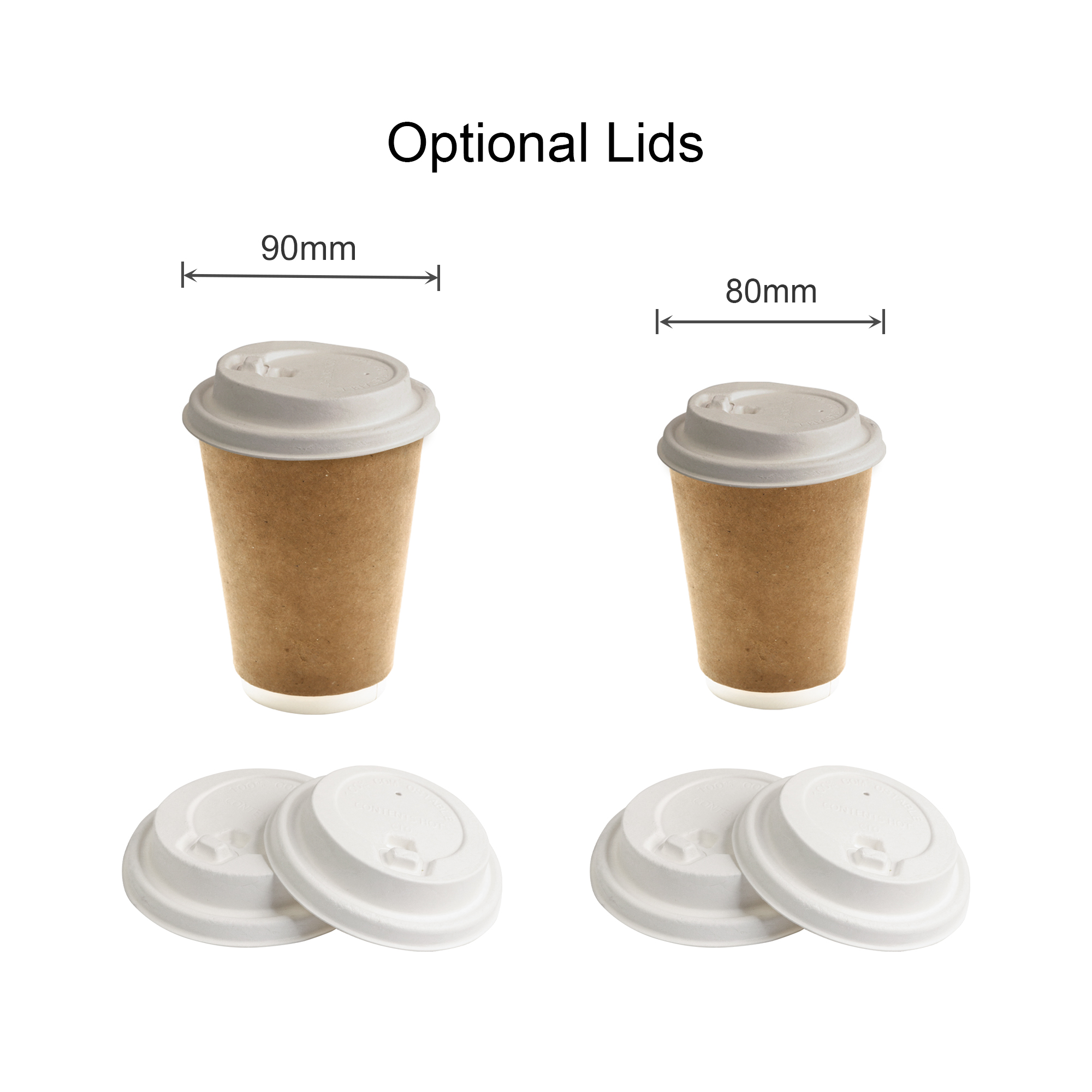 PLA Double Wall Compostable Kraft Paper Cups - Image 6