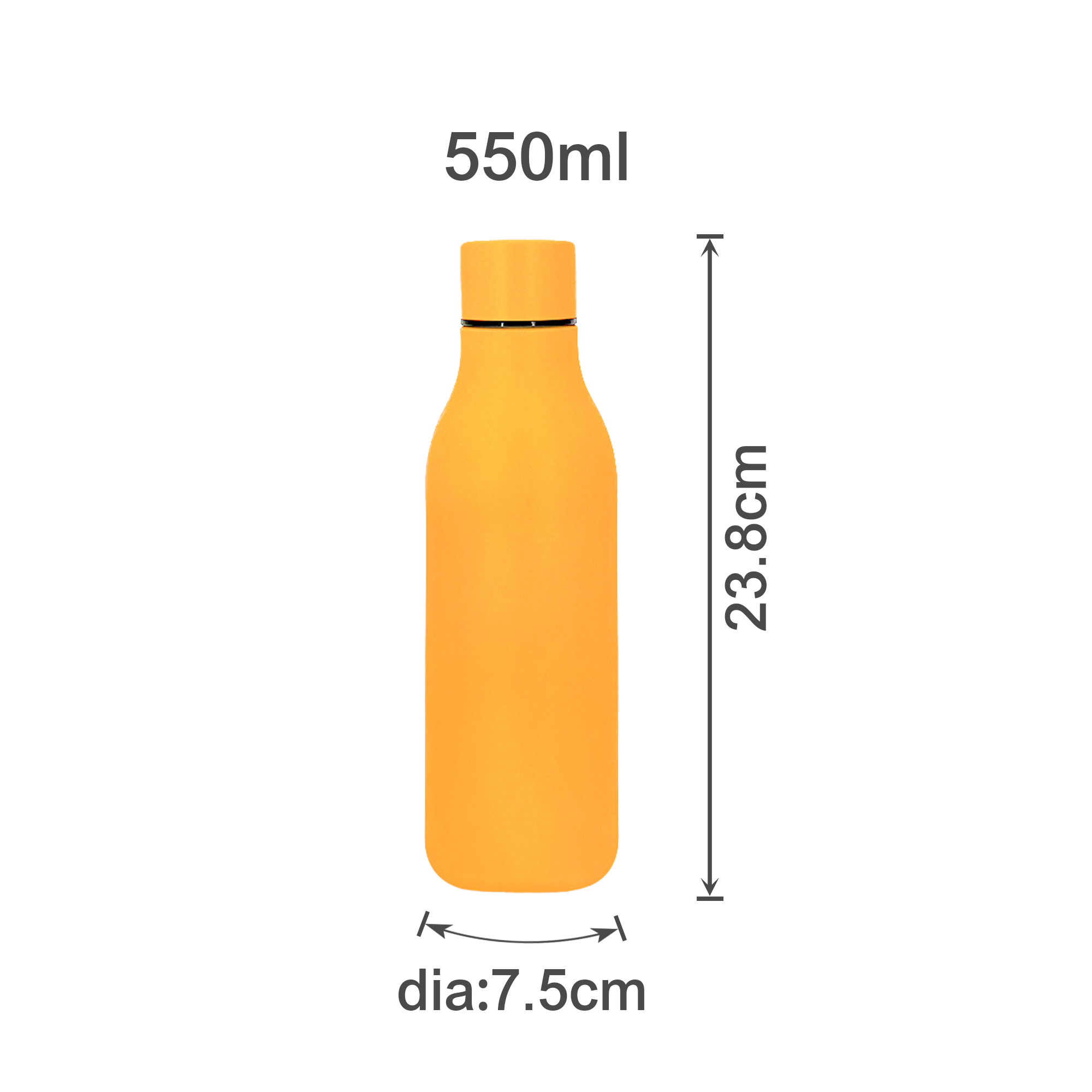 550ML Thermal Powder Coated Drink Bottle - Image 13