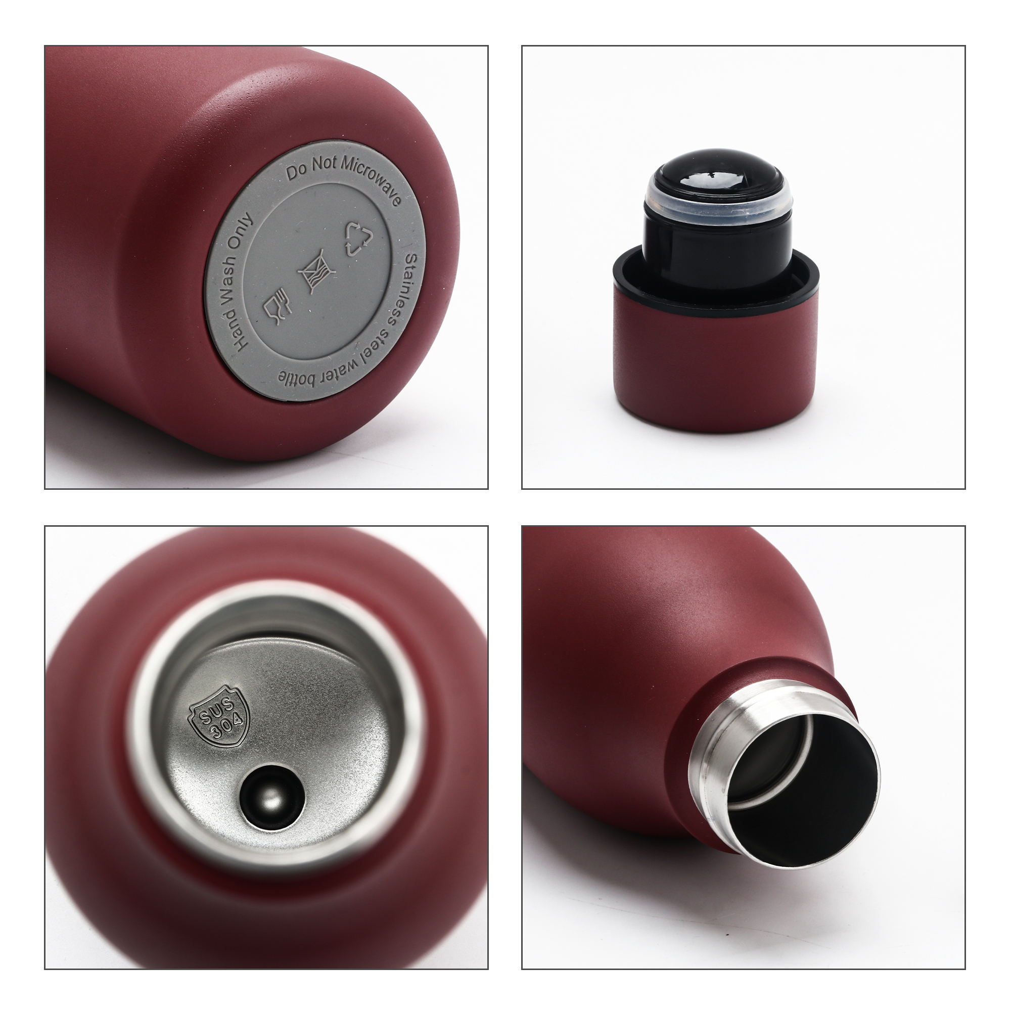 550ML Thermal Powder Coated Drink Bottle - Image 15