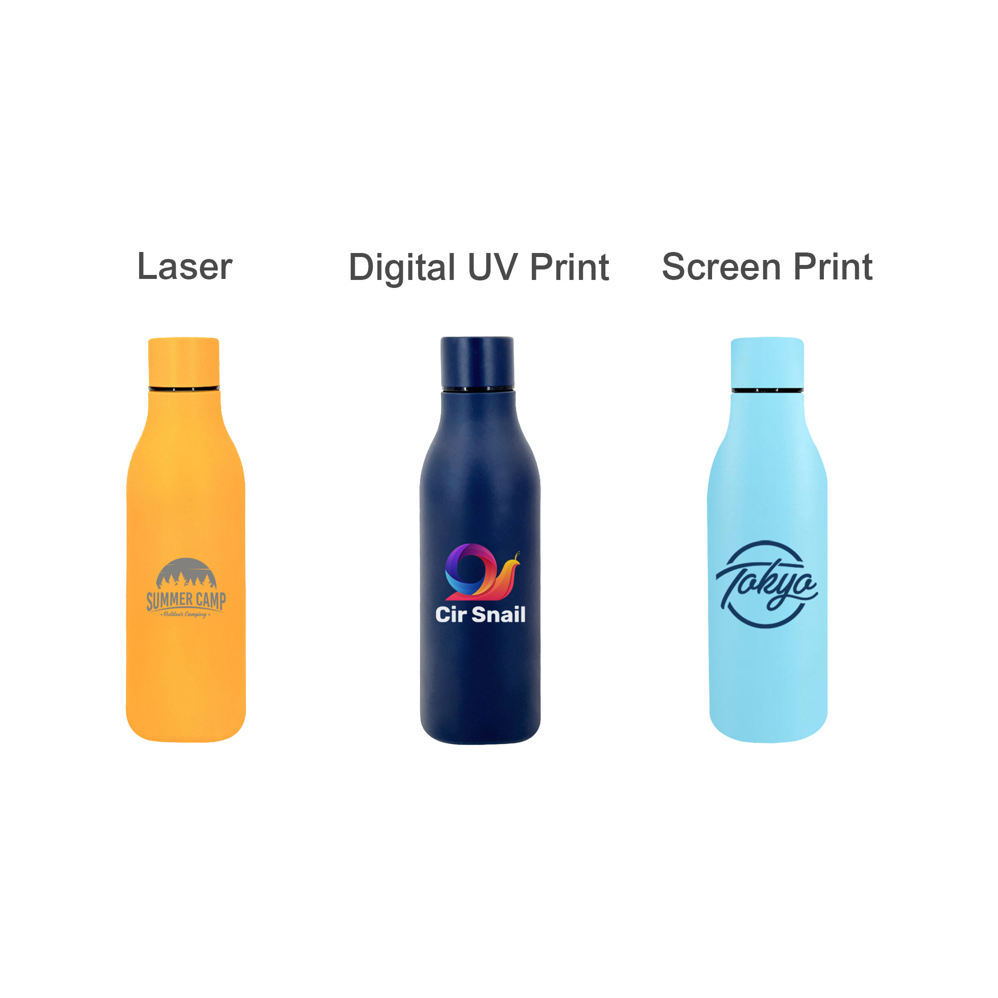 550ML Thermal Powder Coated Drink Bottle - Image 14