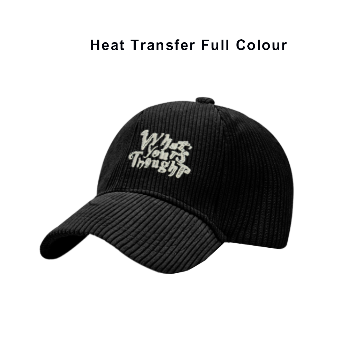6 Panel Corduroy Baseball Cap - Image 9