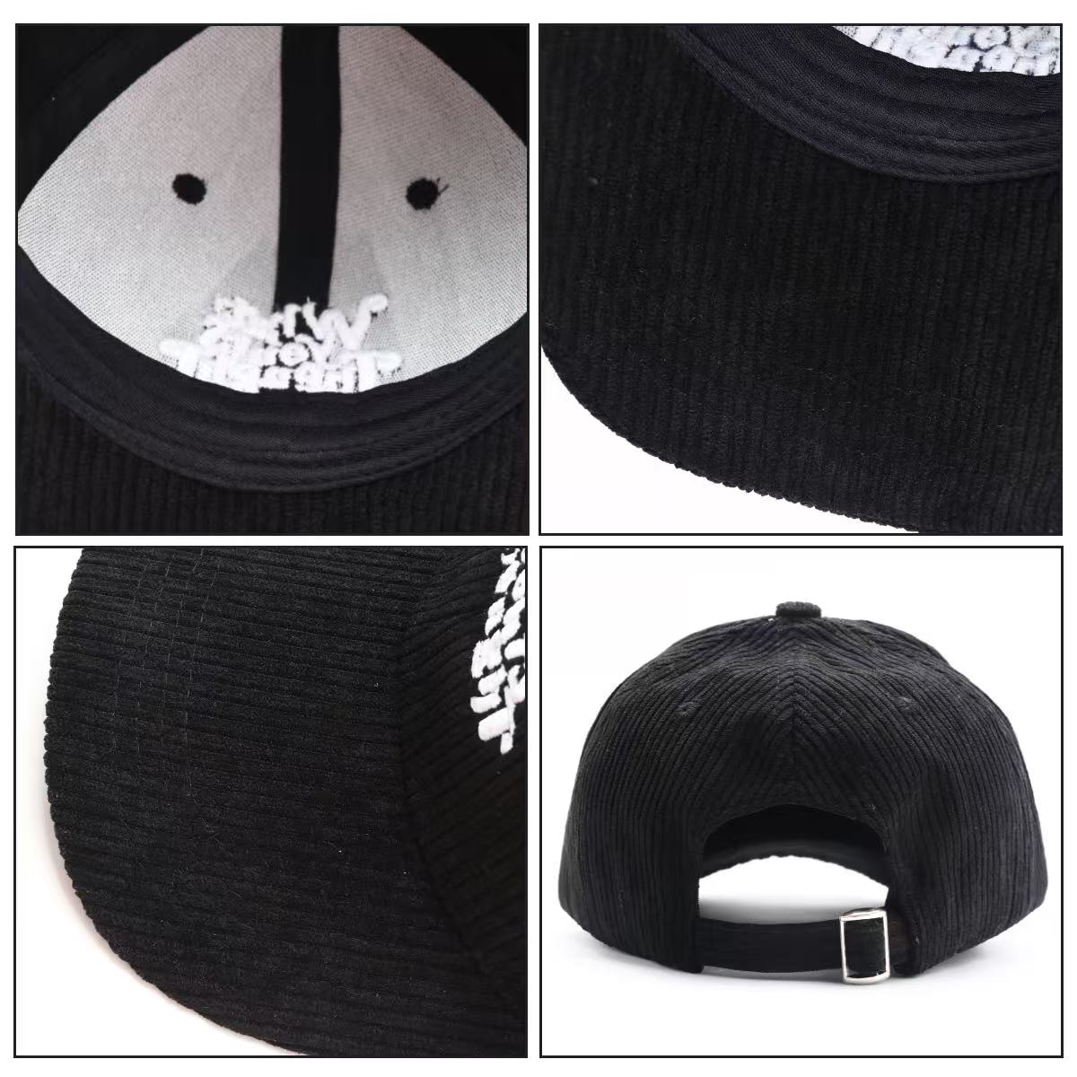 6 Panel Corduroy Baseball Cap - Image 11