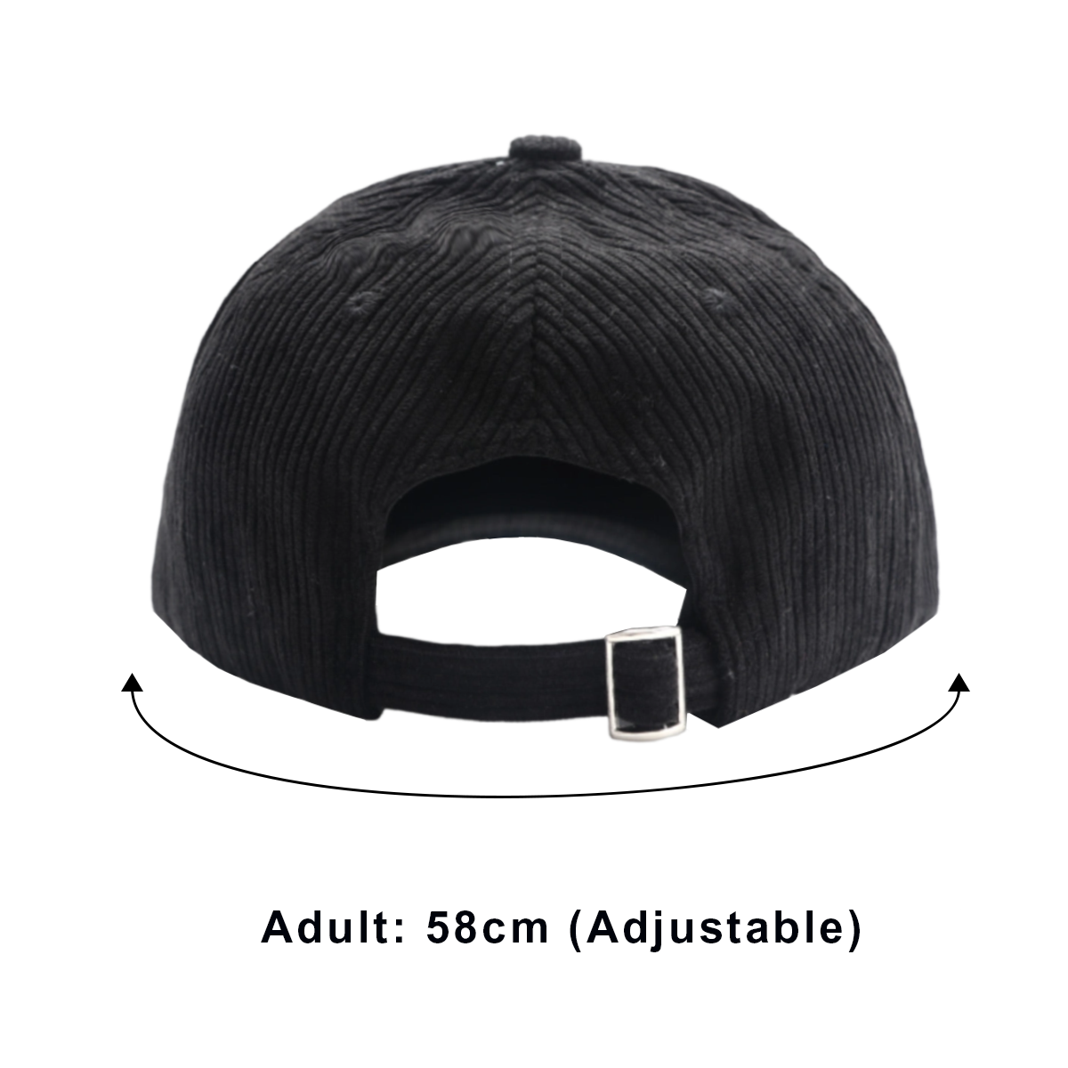 6 Panel Corduroy Baseball Cap - Image 10
