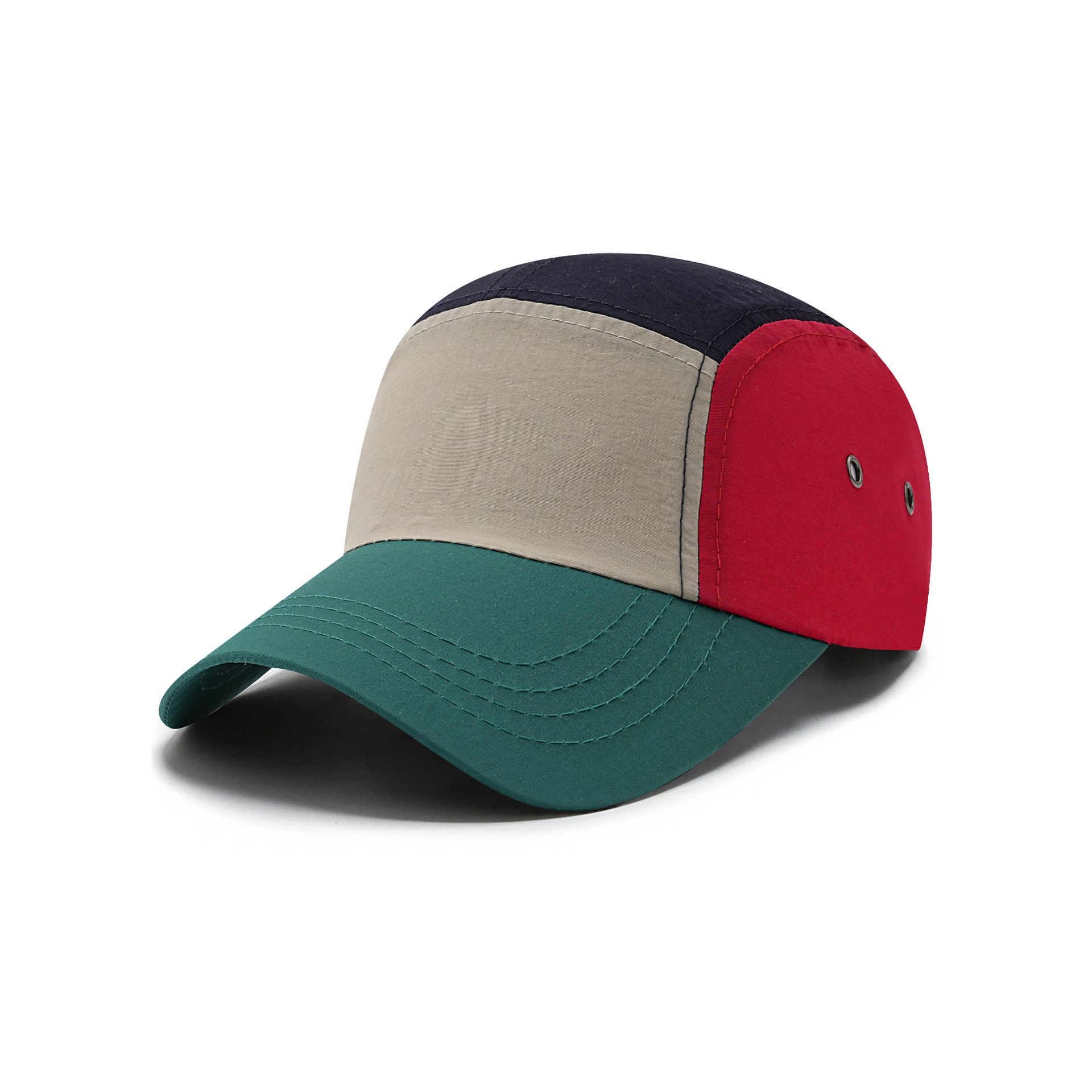 Lightweight 5 Panel Flat Bill Cap - Image 3