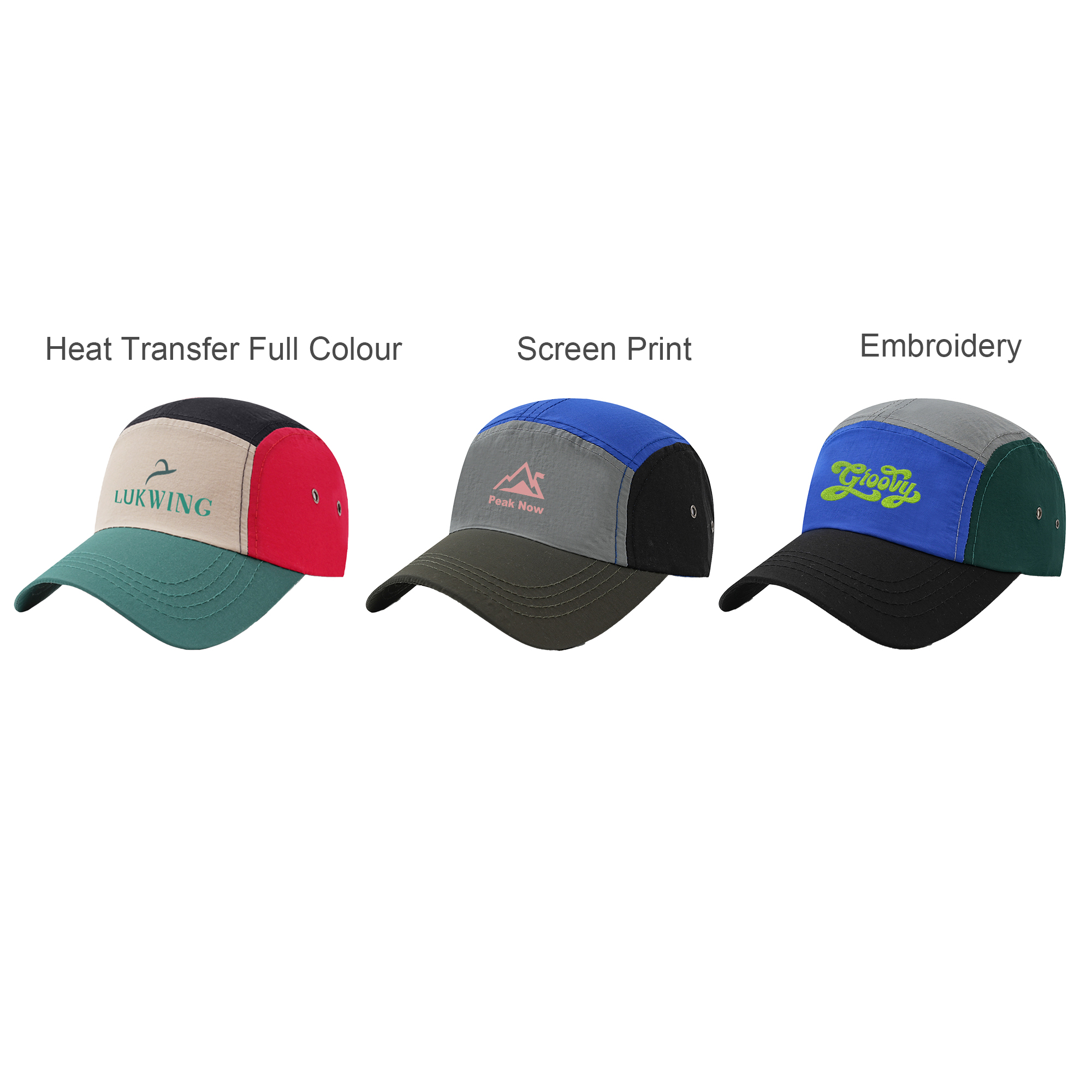 Lightweight 5 Panel Flat Bill Cap - Image 6