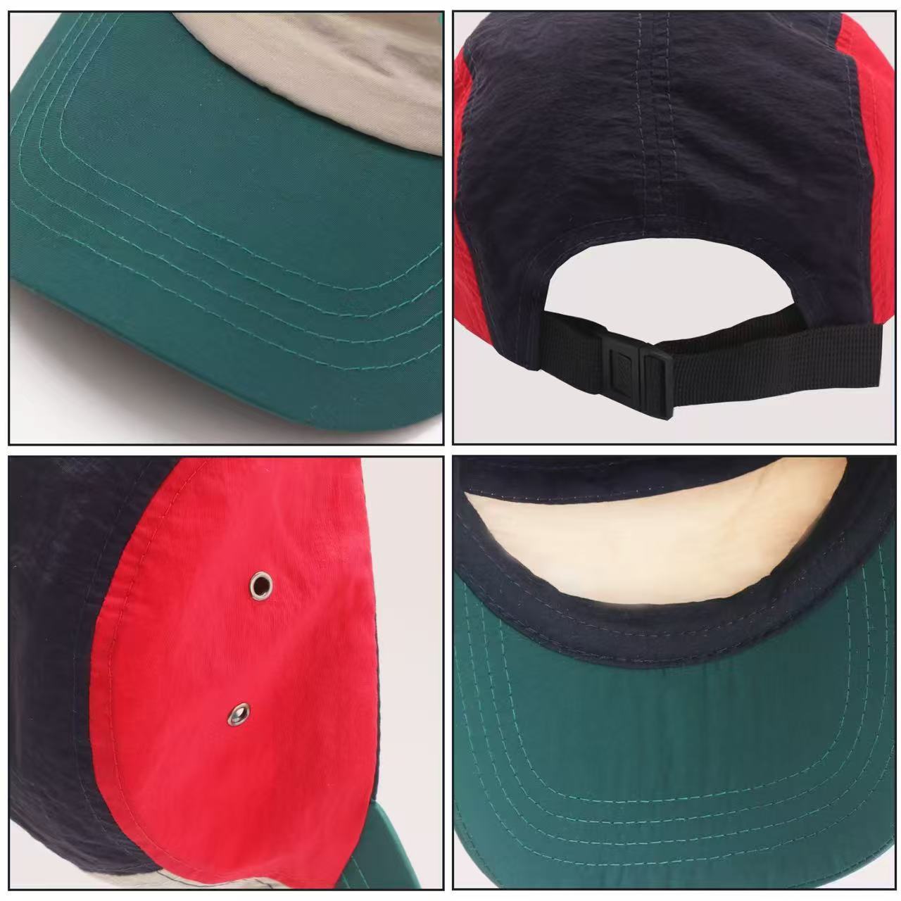 Lightweight 5 Panel Flat Bill Cap - Image 8