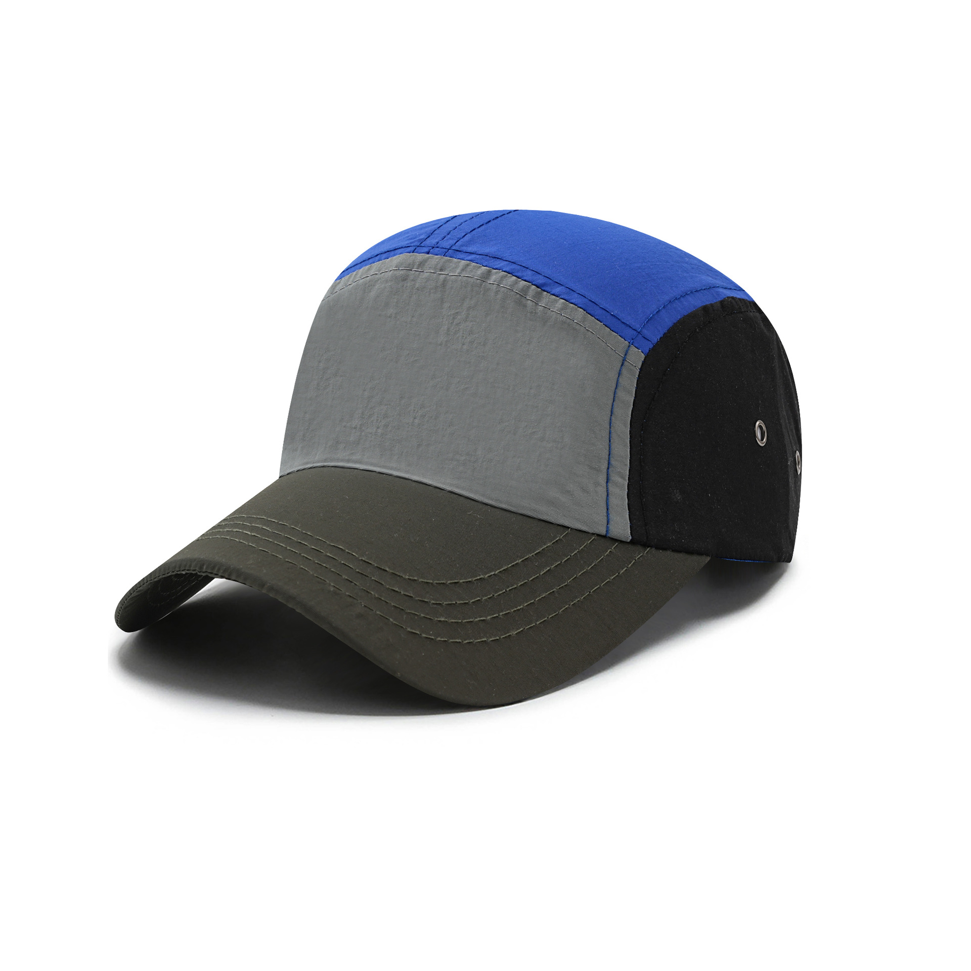 Lightweight 5 Panel Flat Bill Cap - Image 2