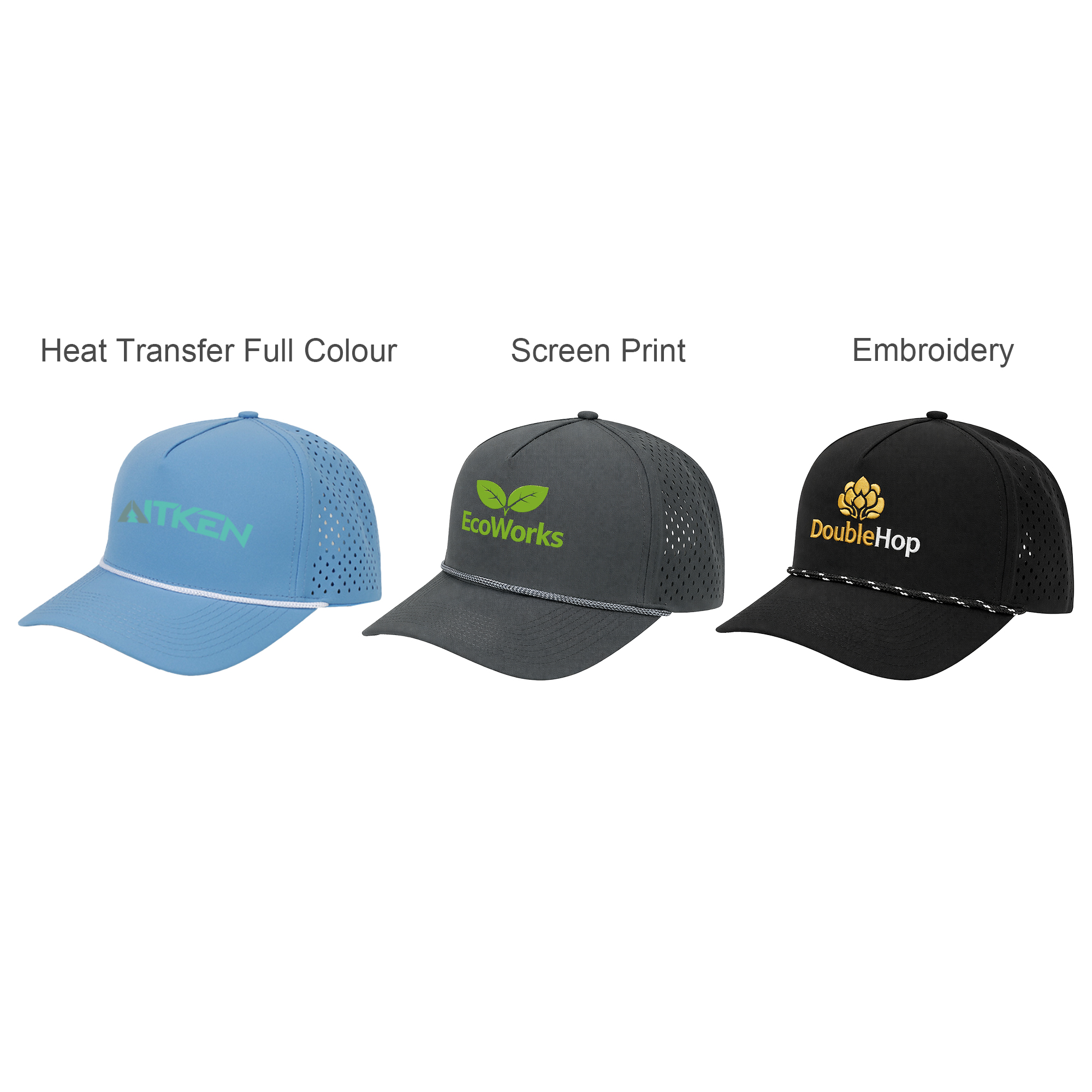 5 Panel Mesh Back Performance Rope Cap - Image 11