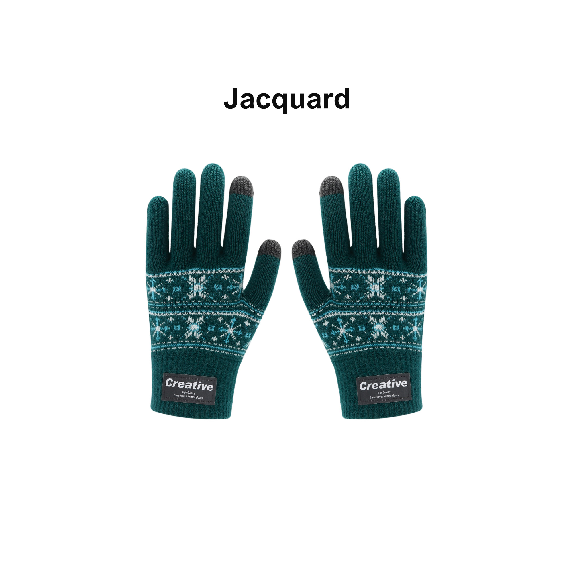 Kids Jacquard Gloves - Image 4