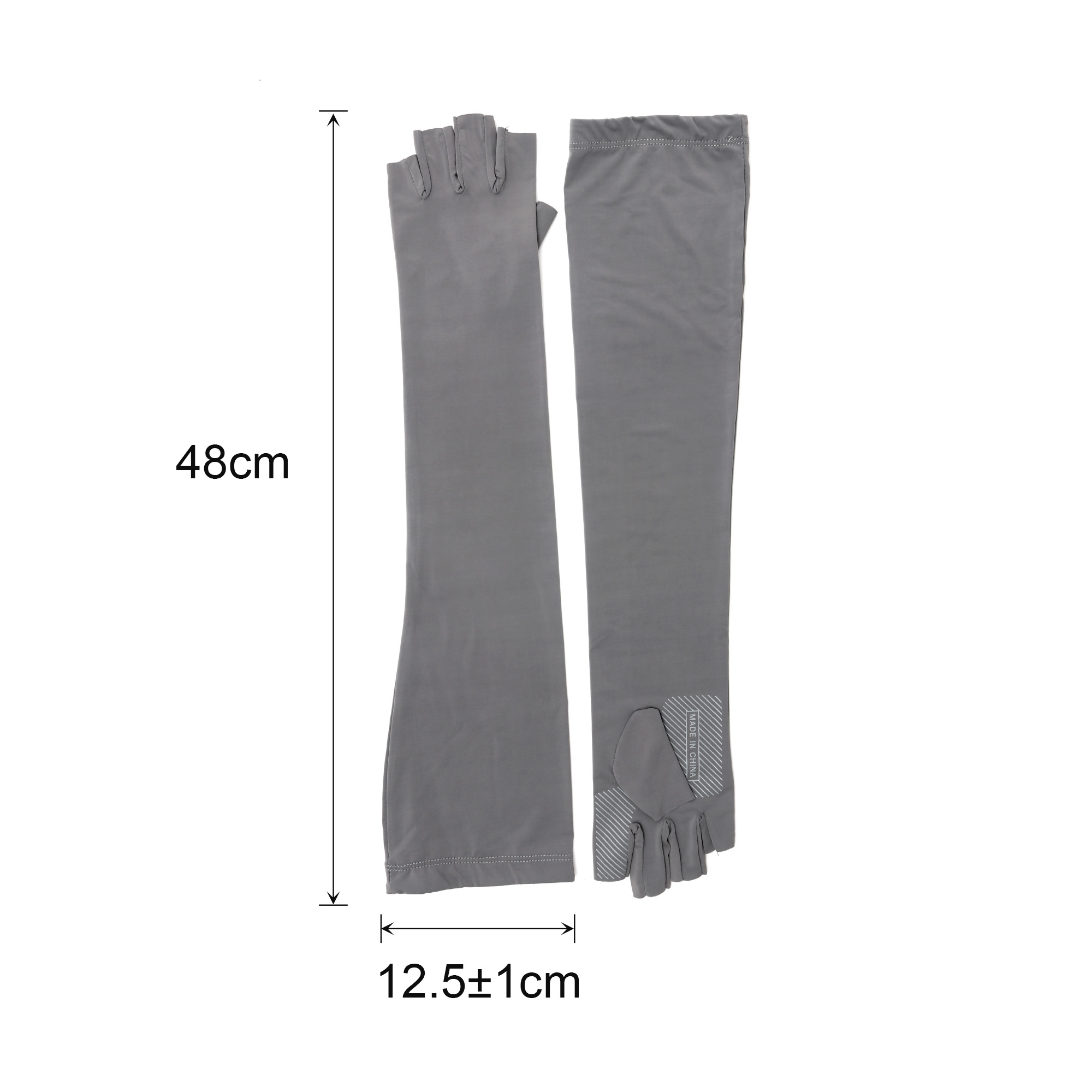 Long Sleeve Sun Protective Fingerless Gloves - Image 5