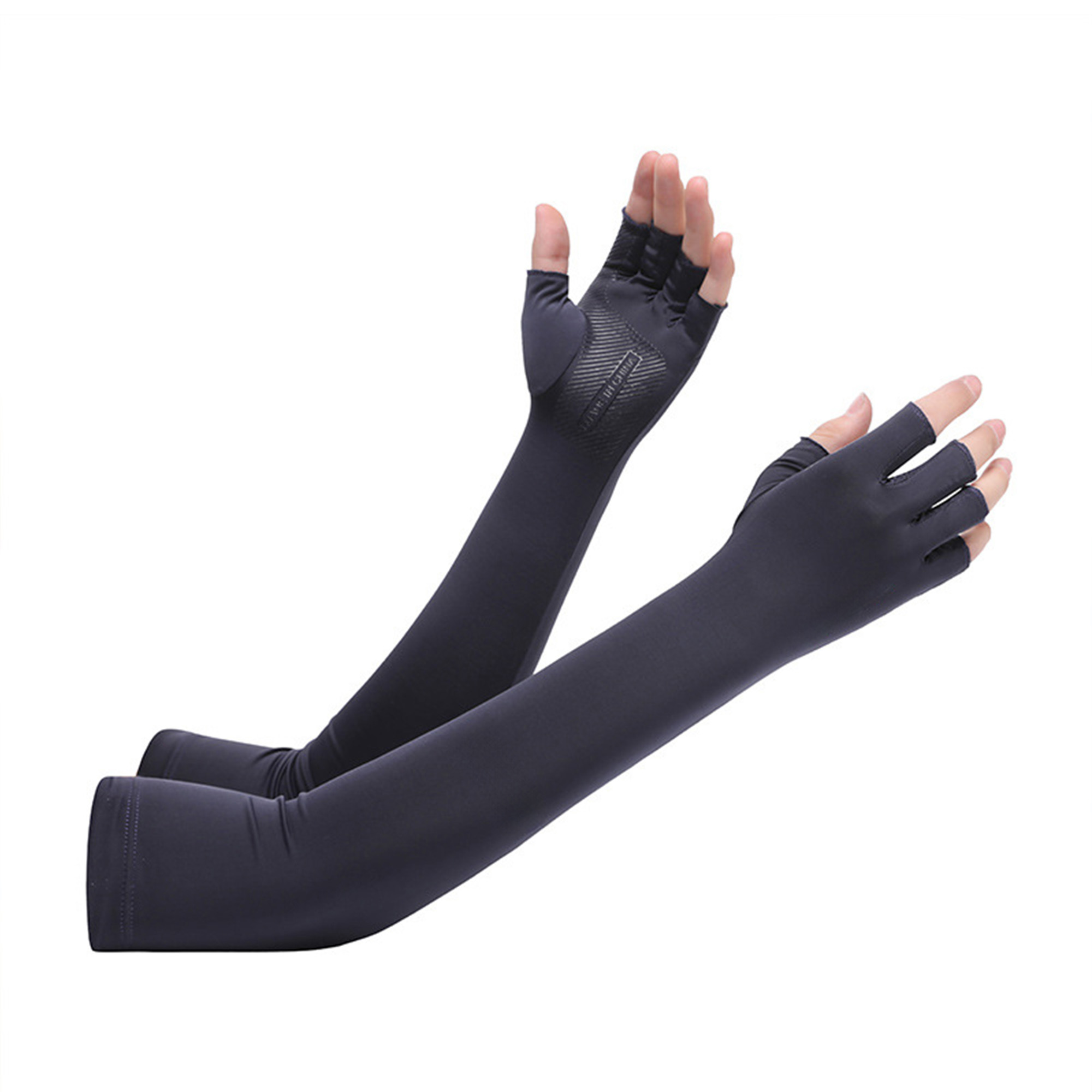 Long Sleeve Sun Protective Fingerless Gloves - Image 4