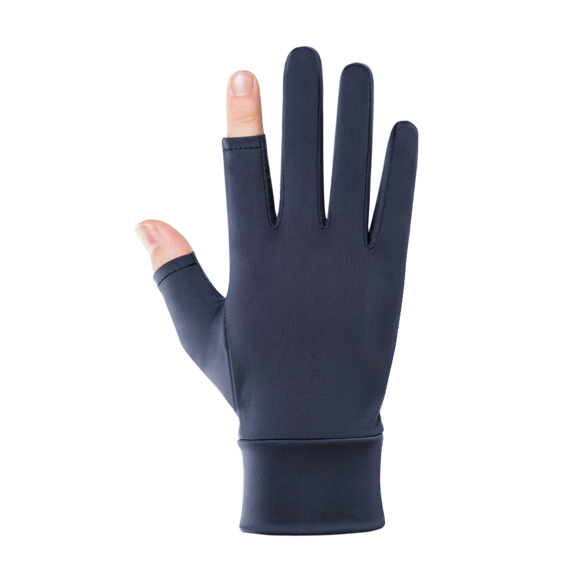 Sun Protective Gloves with 2 Open Fingers - Image 2