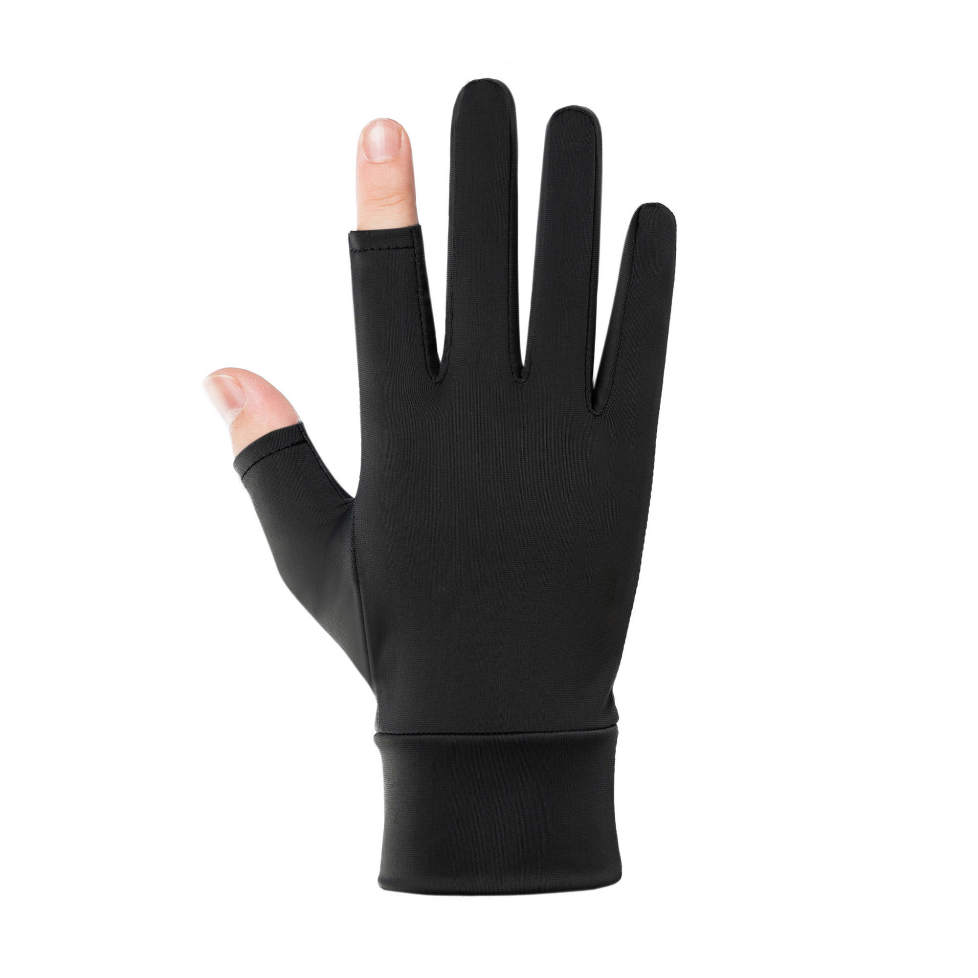 Sun Protective Gloves with 2 Open Fingers - Image 3
