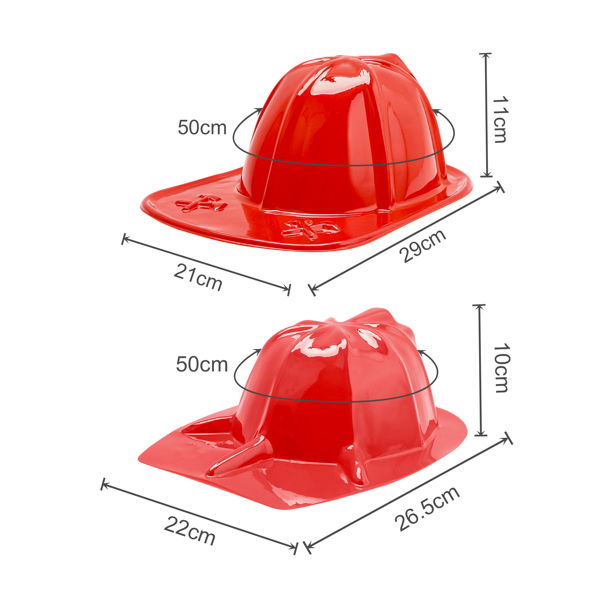 PVC Fire Chief Hat - Image 4