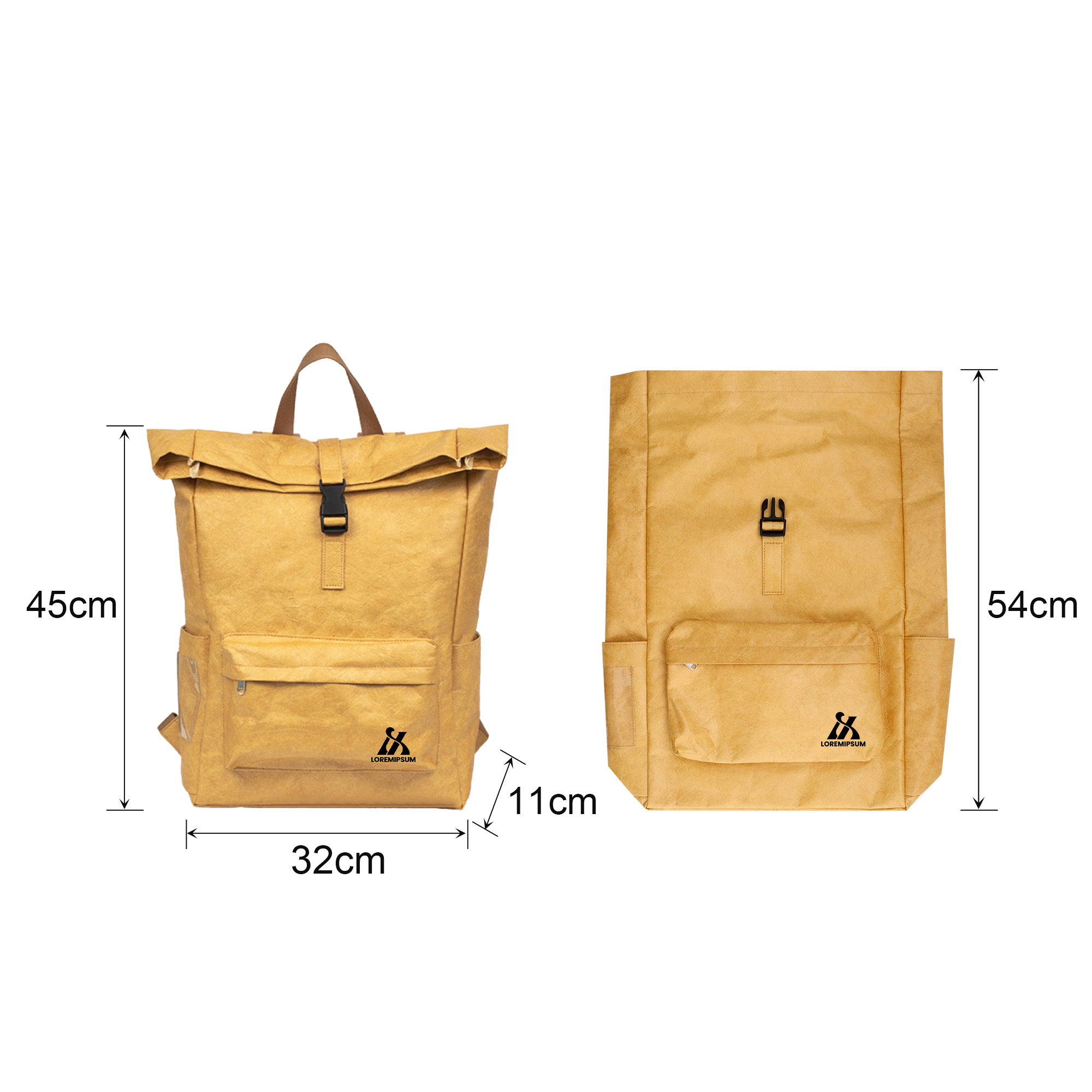 Tyvek Roll Top Backpack - Image 5