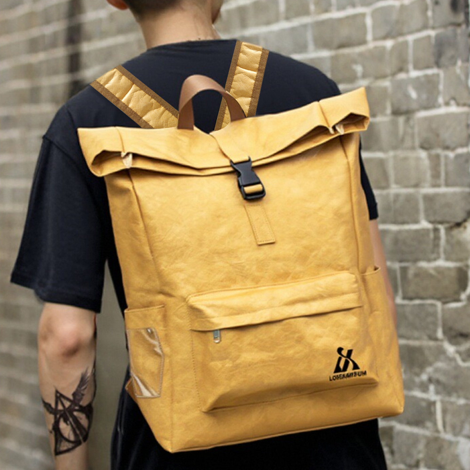 Tyvek Roll Top Backpack - Image 8