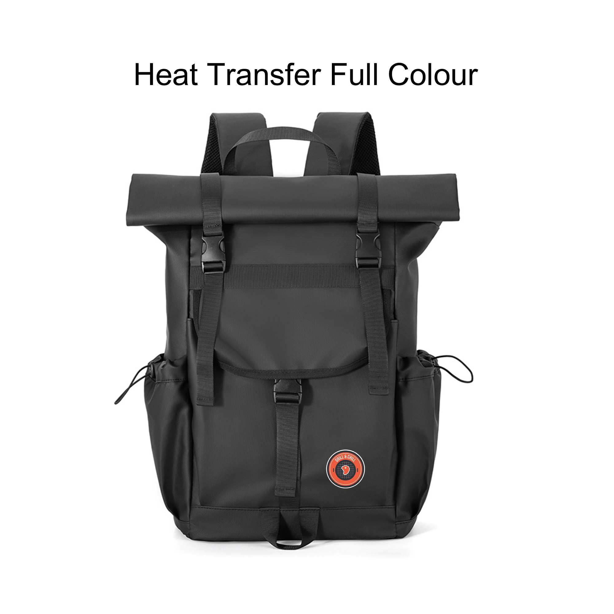 Polyurethane Roll Top Backpack - Image 6