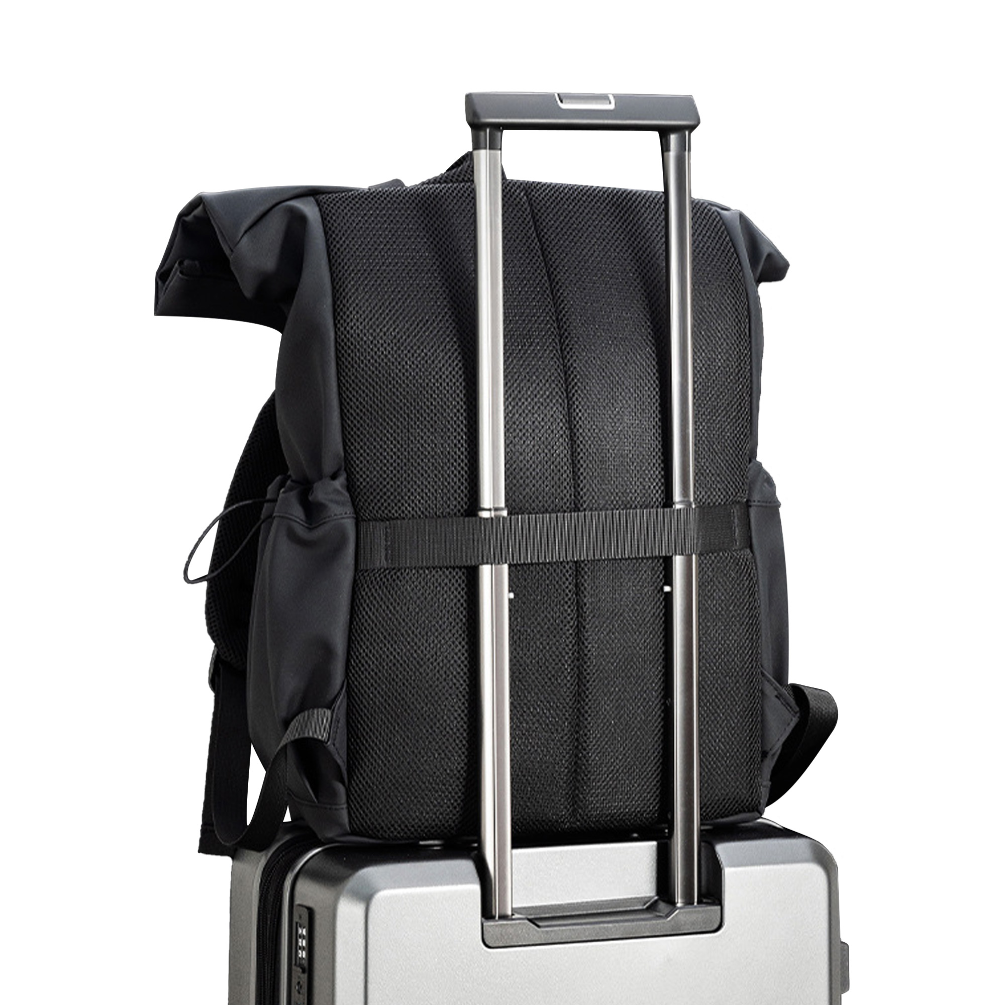 Polyurethane Roll Top Backpack - Image 4