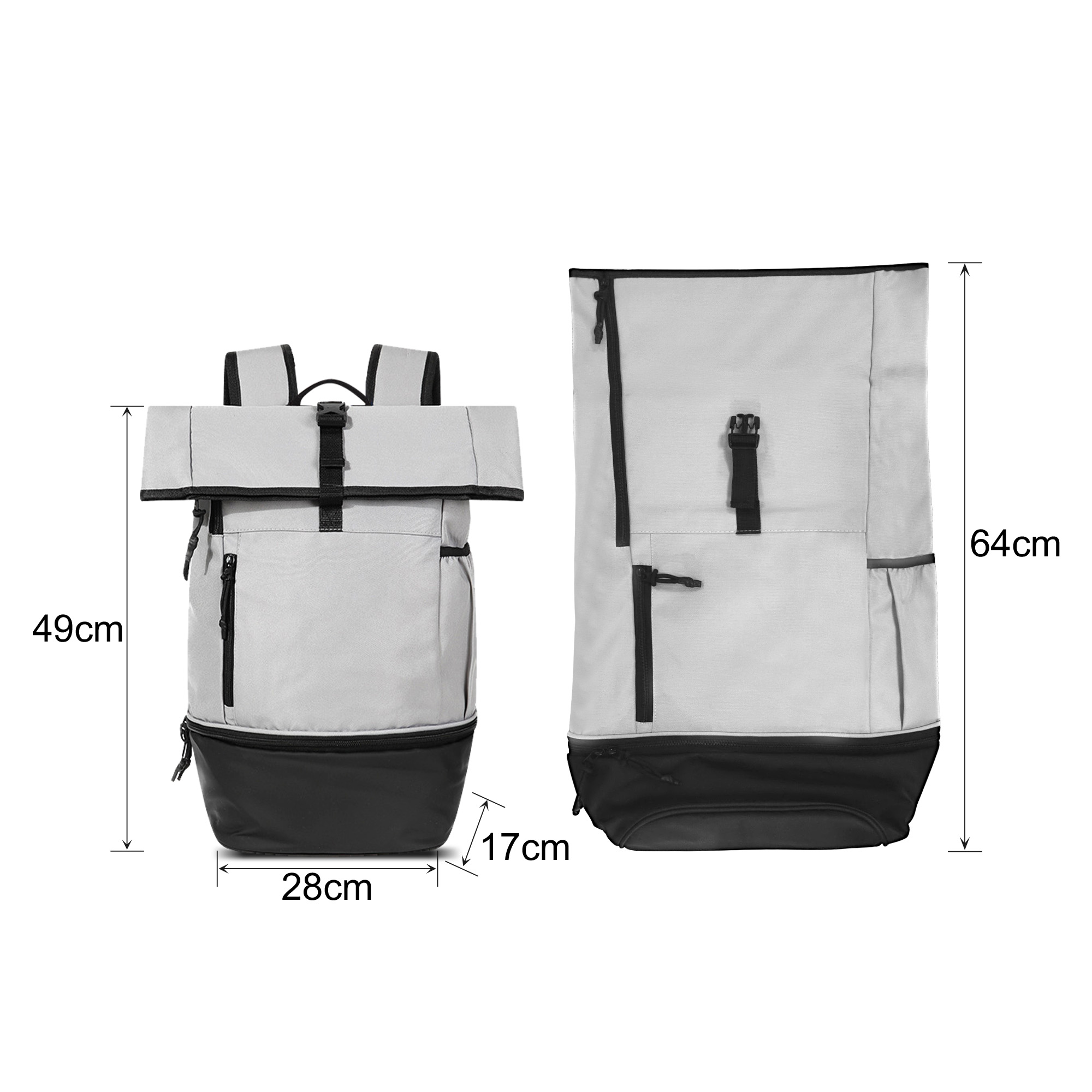 Sports Roll Top Backpack - Image 7