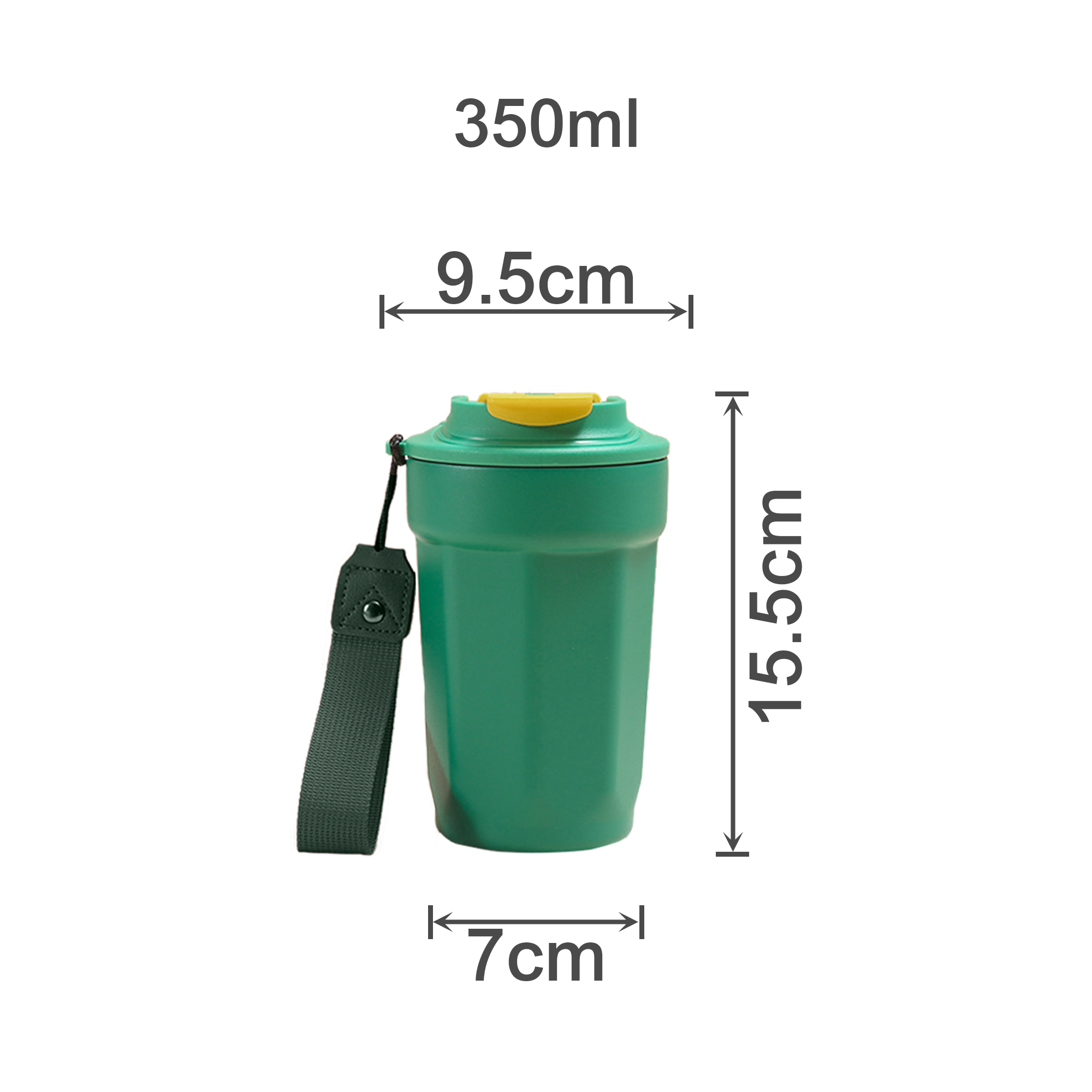 350ML Double Wall Stainless Steel Thermal Cup - Image 7