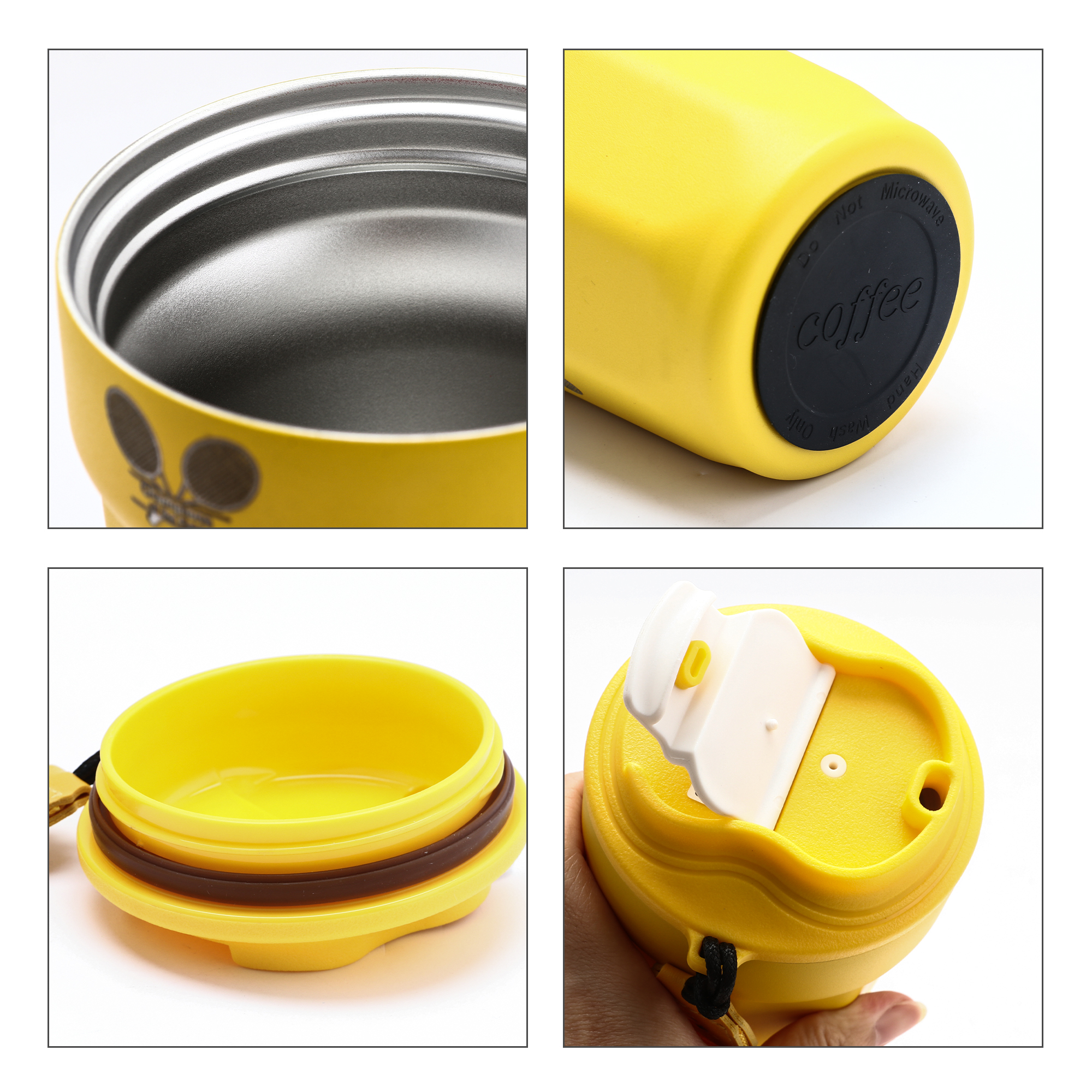 350ML Double Wall Stainless Steel Thermal Cup - Image 9