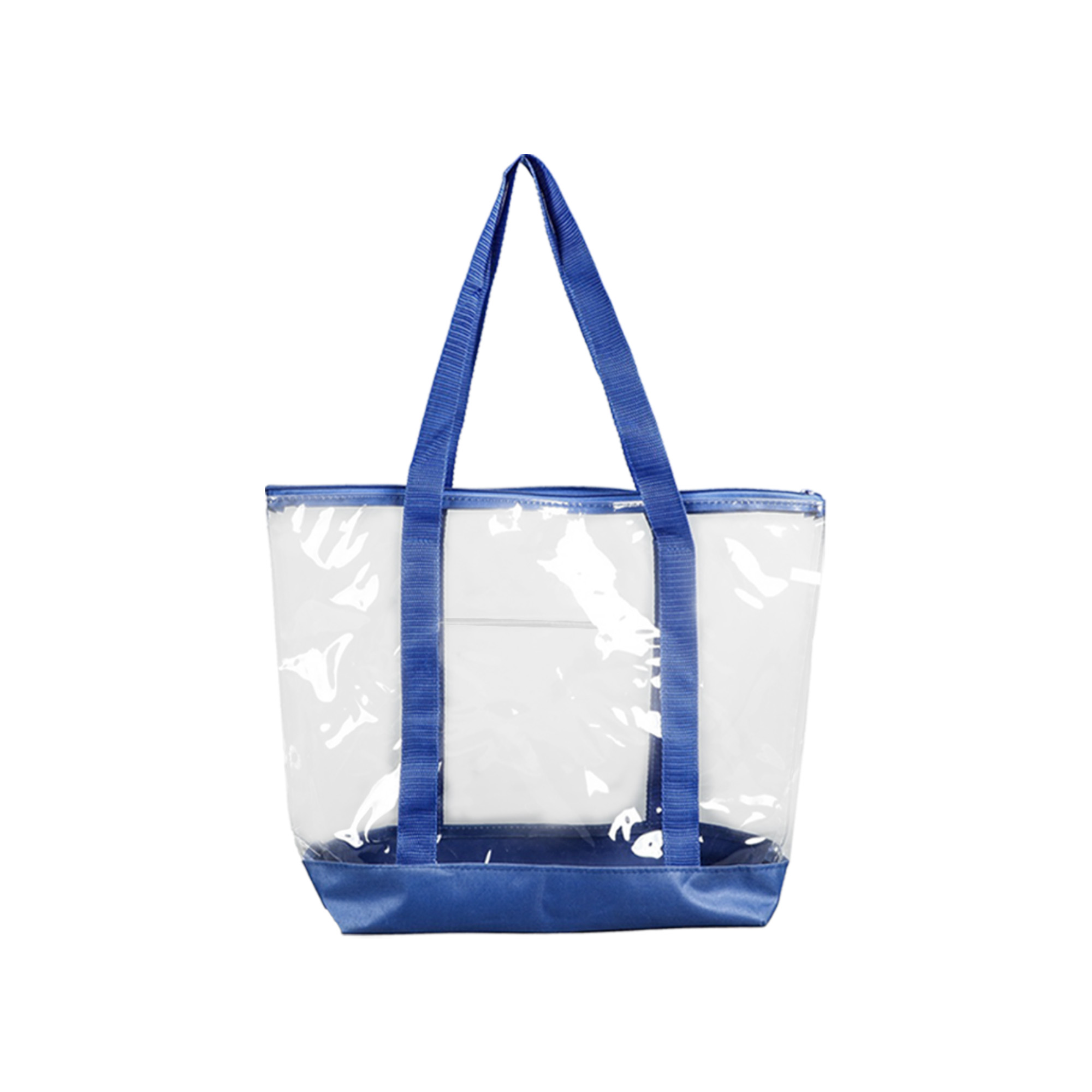 Large Clear Zippered Tote Bag - Image 2