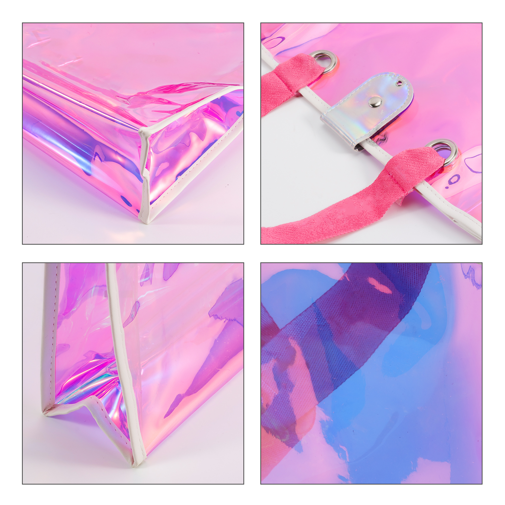 Iridescent Clear Tote Bag - Image 7