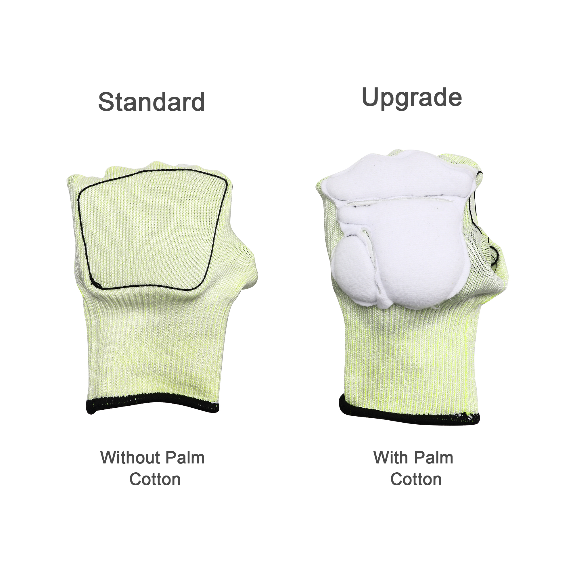 Heavy Duty Safety Work Gloves With Reinforced Thumb Web - Image 6