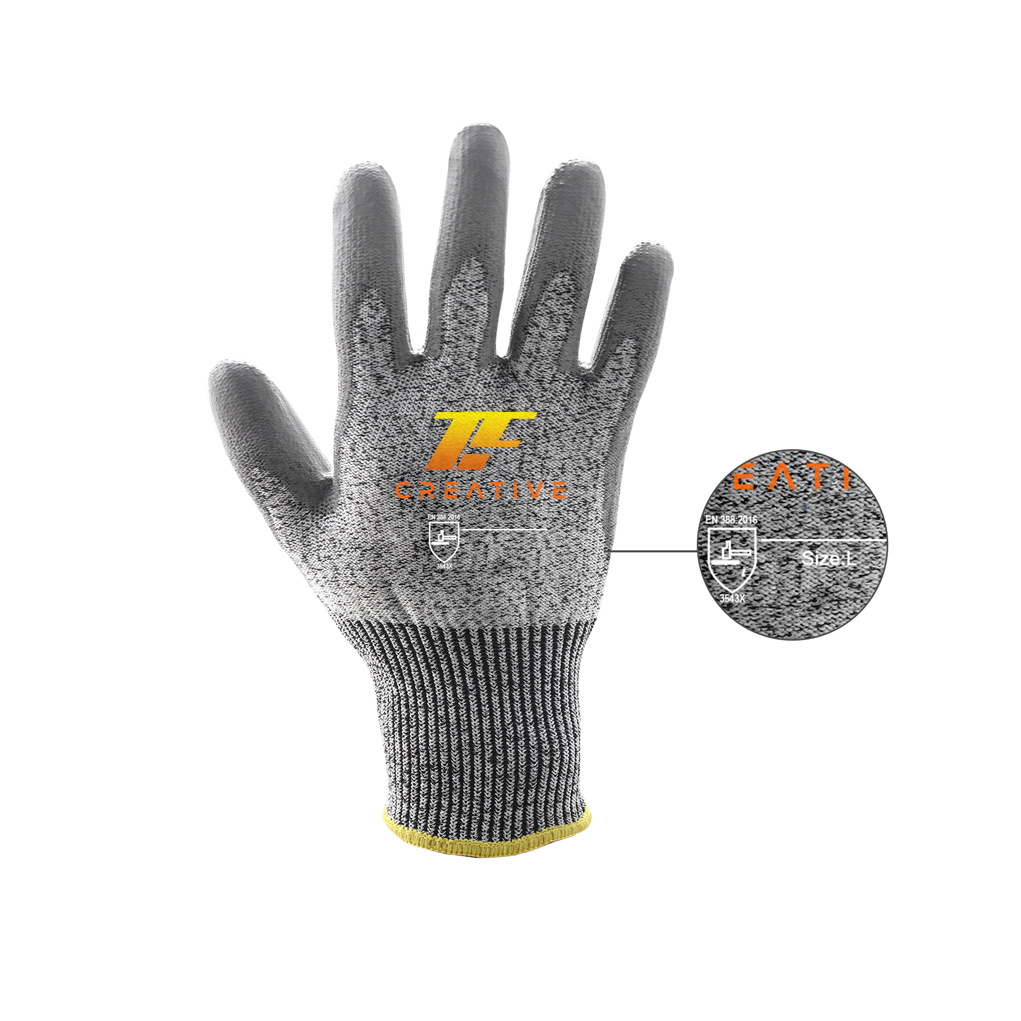 Cut Resistant PU Gloves - Image 4