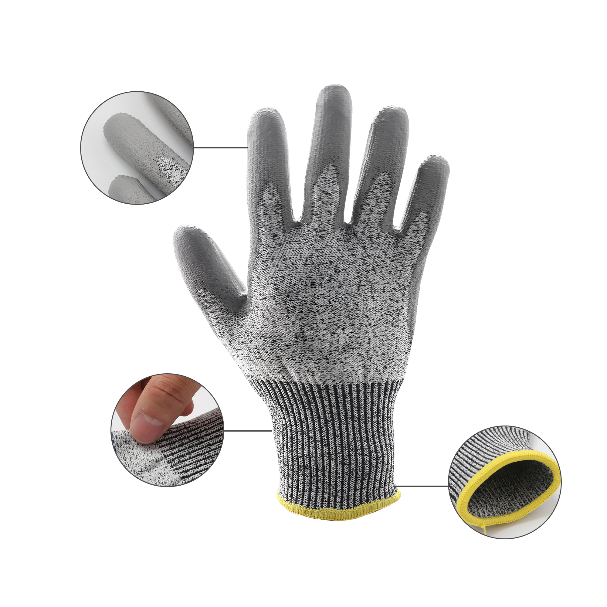 Cut Resistant PU Gloves - Image 5