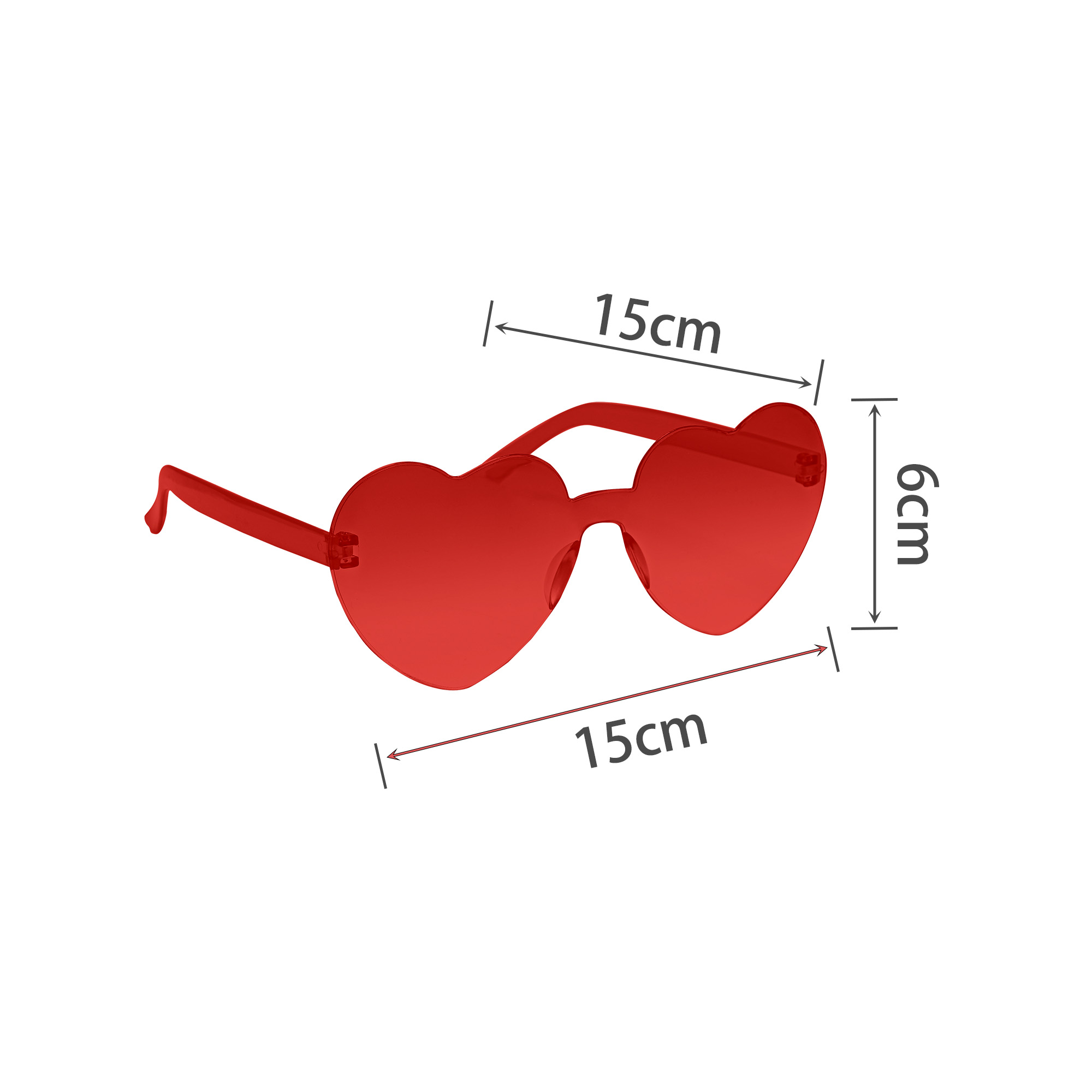 Heart Shaped Party Glasses - Image 12