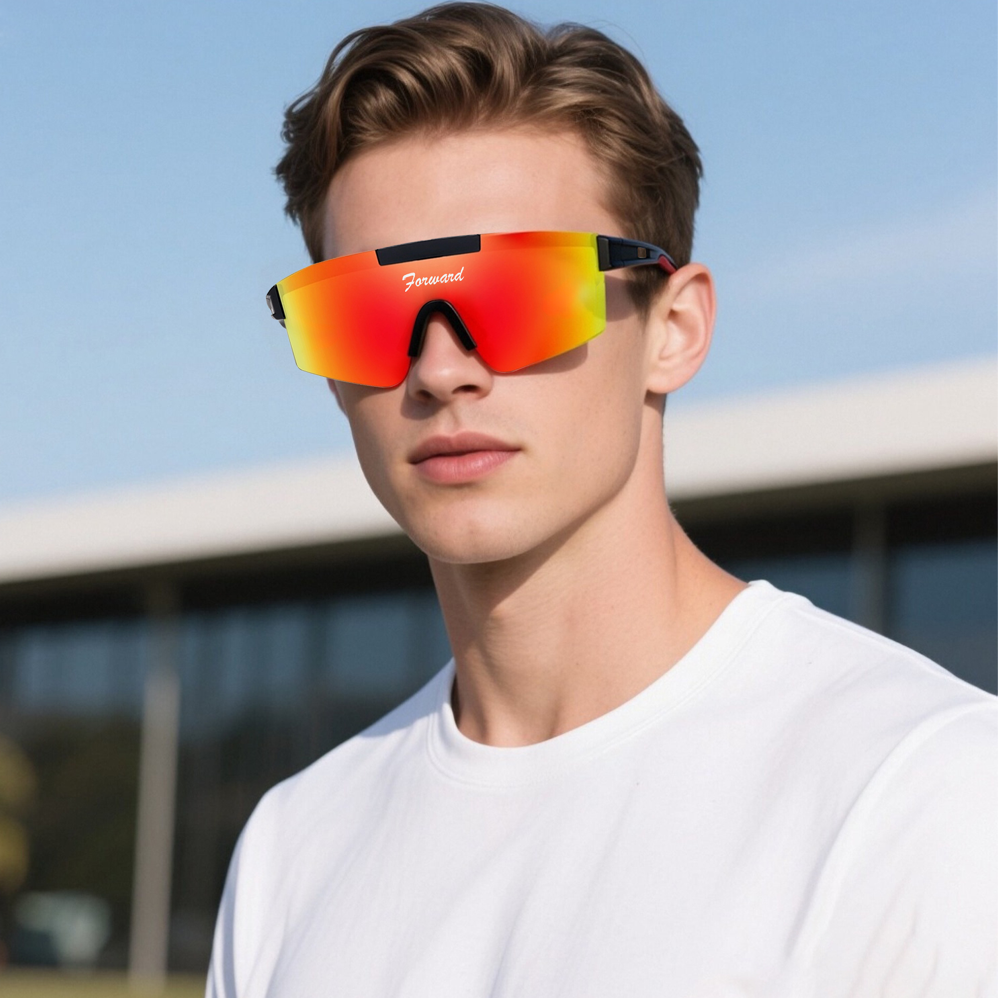 Frameless Sports Sunglasses - Image 13