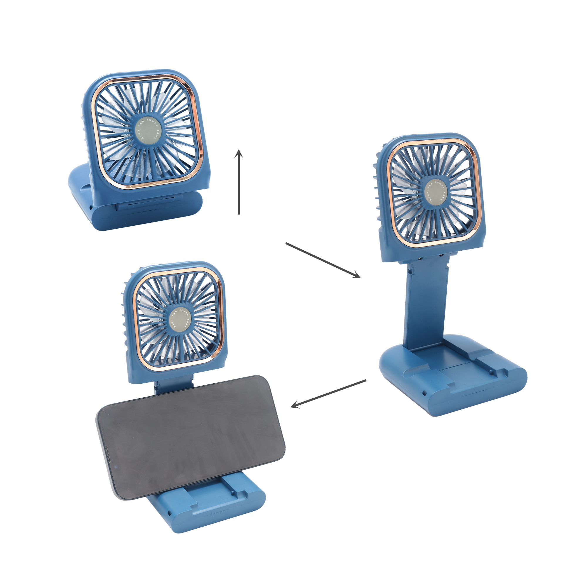 Folding Neck Fan With Phone Stand - Image 11